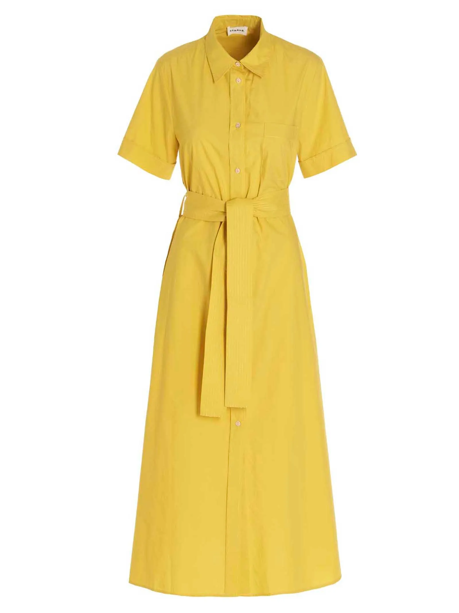 P.A.R.O.S.H. Tie-Waist Shirt Dress