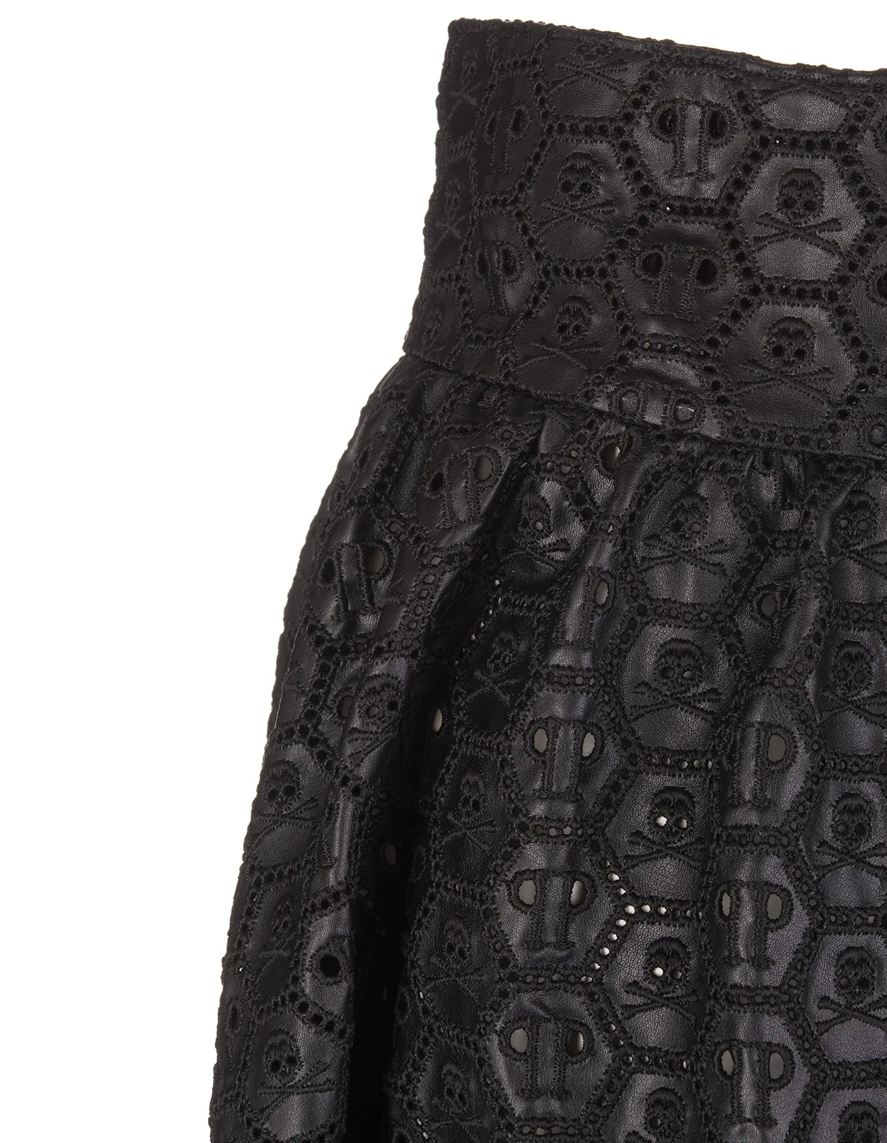 Philipp Plein Monogram Patterned Maxi Skirt