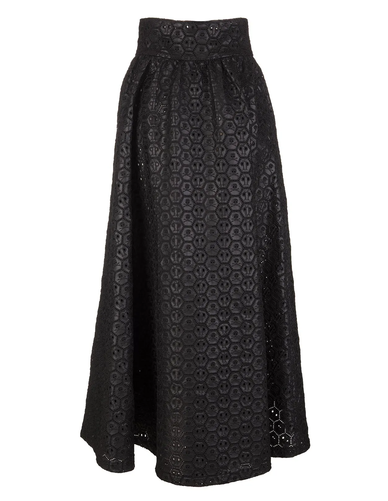 Philipp Plein Monogram Patterned Maxi Skirt