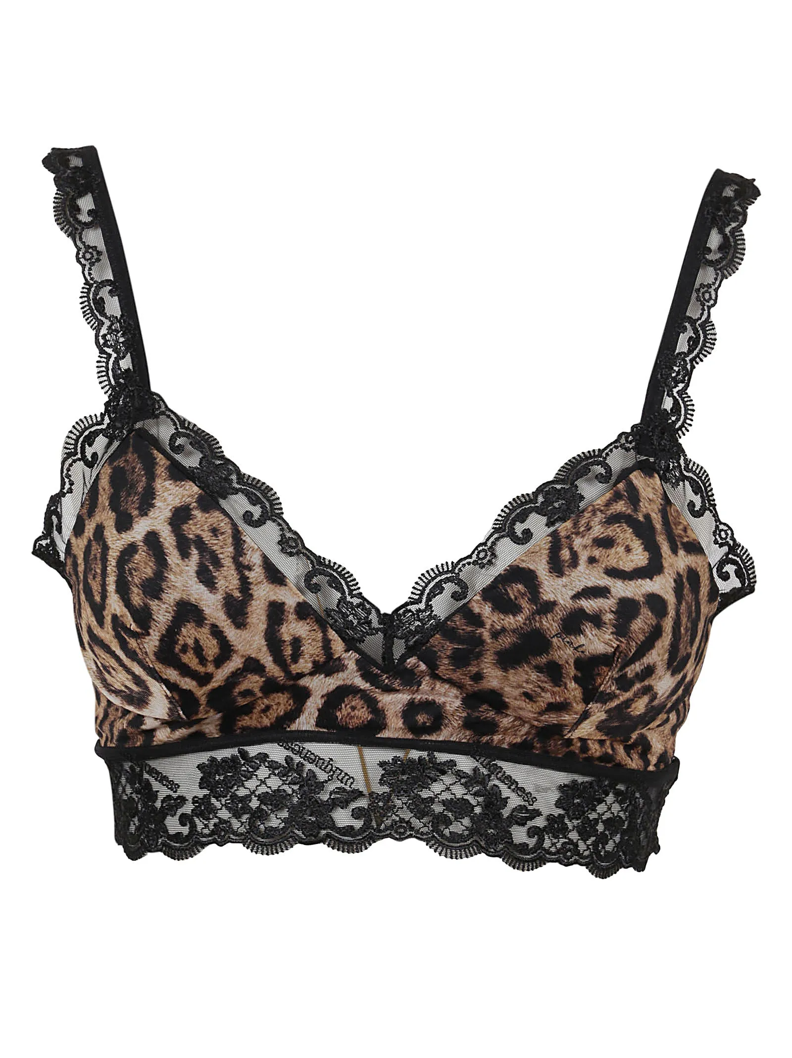 Pinko Animal Printed Bralette Top