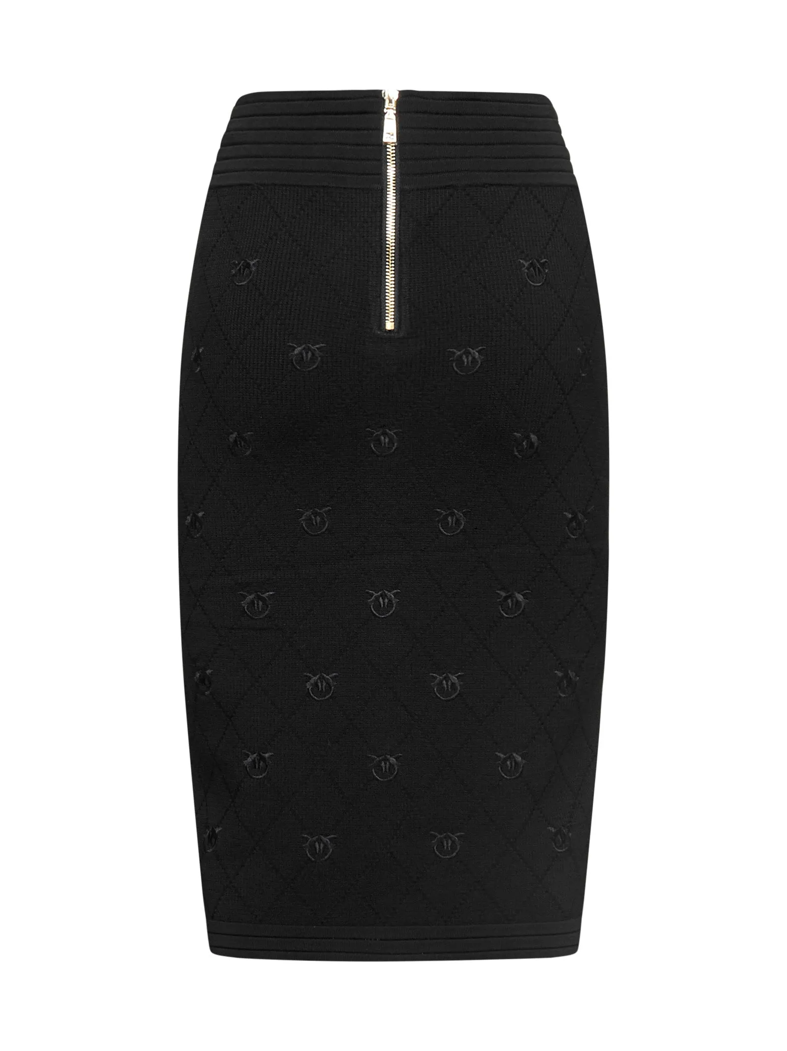 Pinko High Waist Knit Pencil Skirt