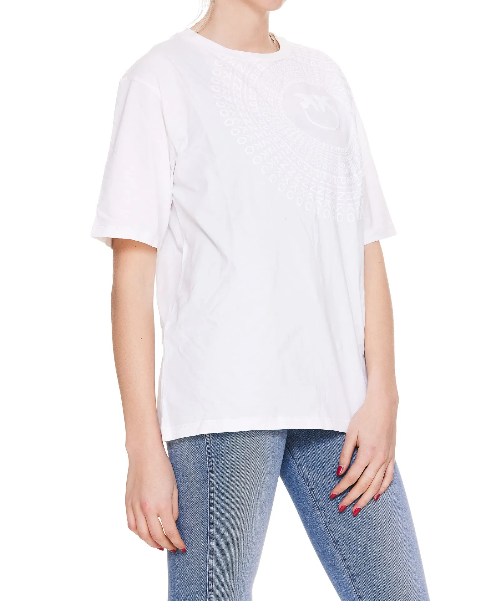 Pinko Logo Detailed Crewneck T-Shirt