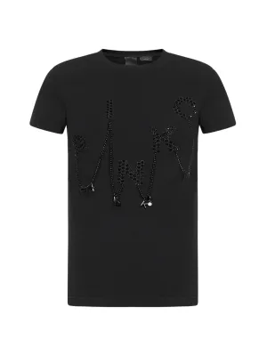 Pinko Logo Embellished Crewneck T-Shirt