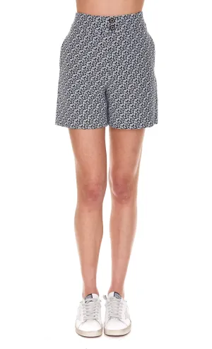 Pinko Monogram Printed Shorts