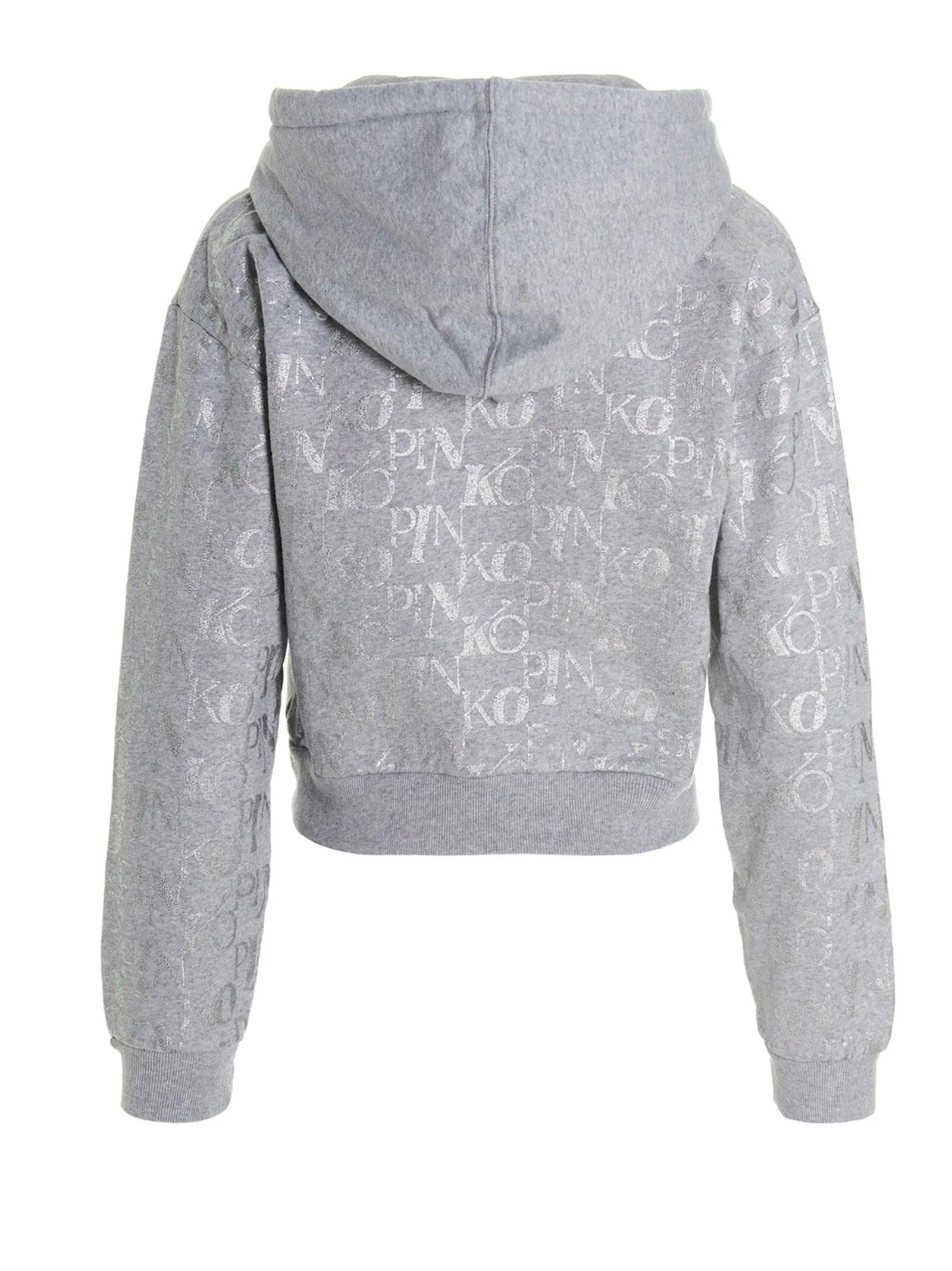 Pinko Mugglio Allover Logo Detailed Hoodie