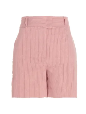 Pinko Pinstripe Printed Shorts