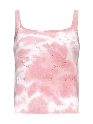 Pinko Tie-Dye Knitted Sleeveless Top