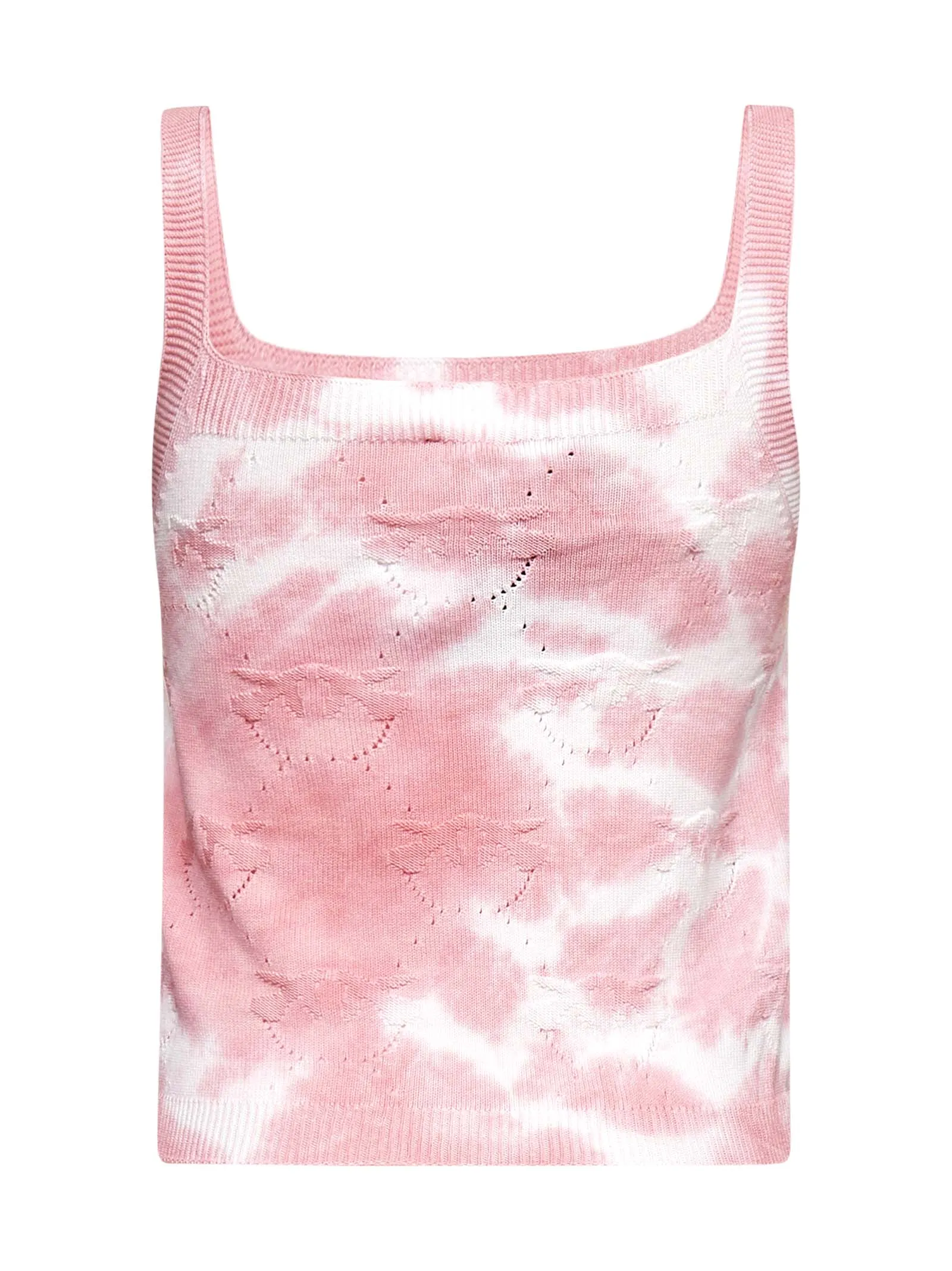 Pinko Tie-Dye Knitted Sleeveless Top