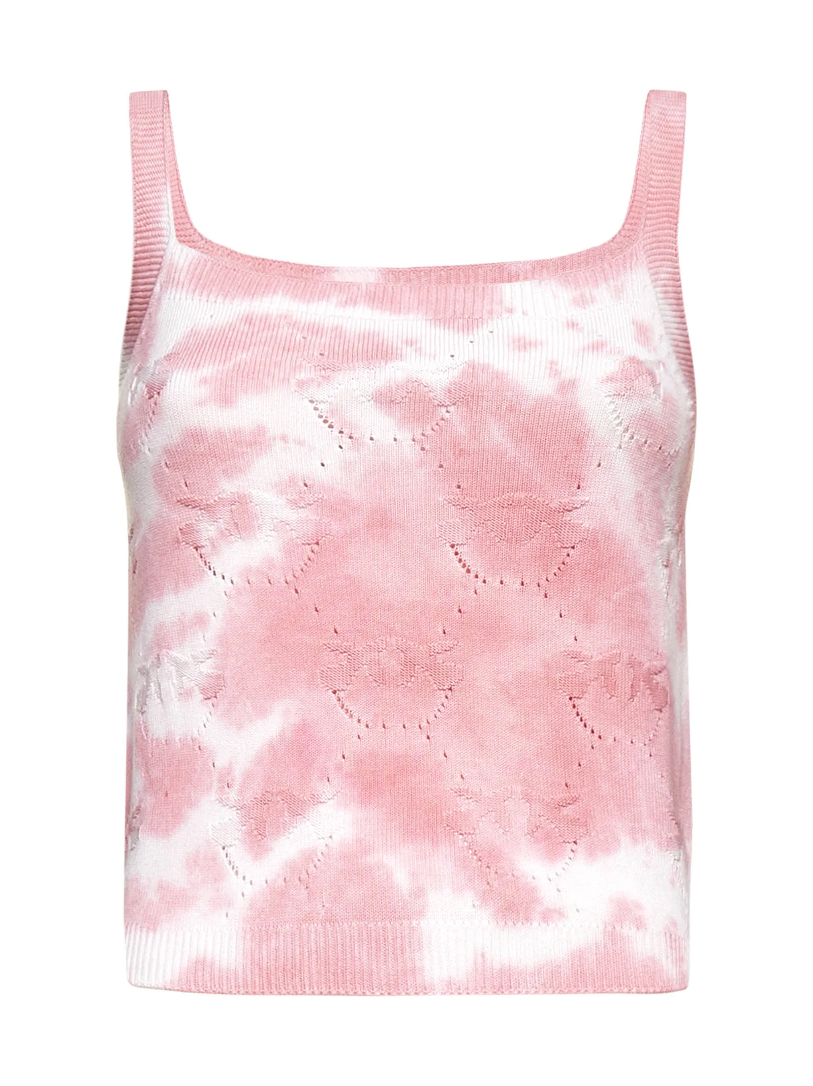 Pinko Tie-Dye Knitted Sleeveless Top