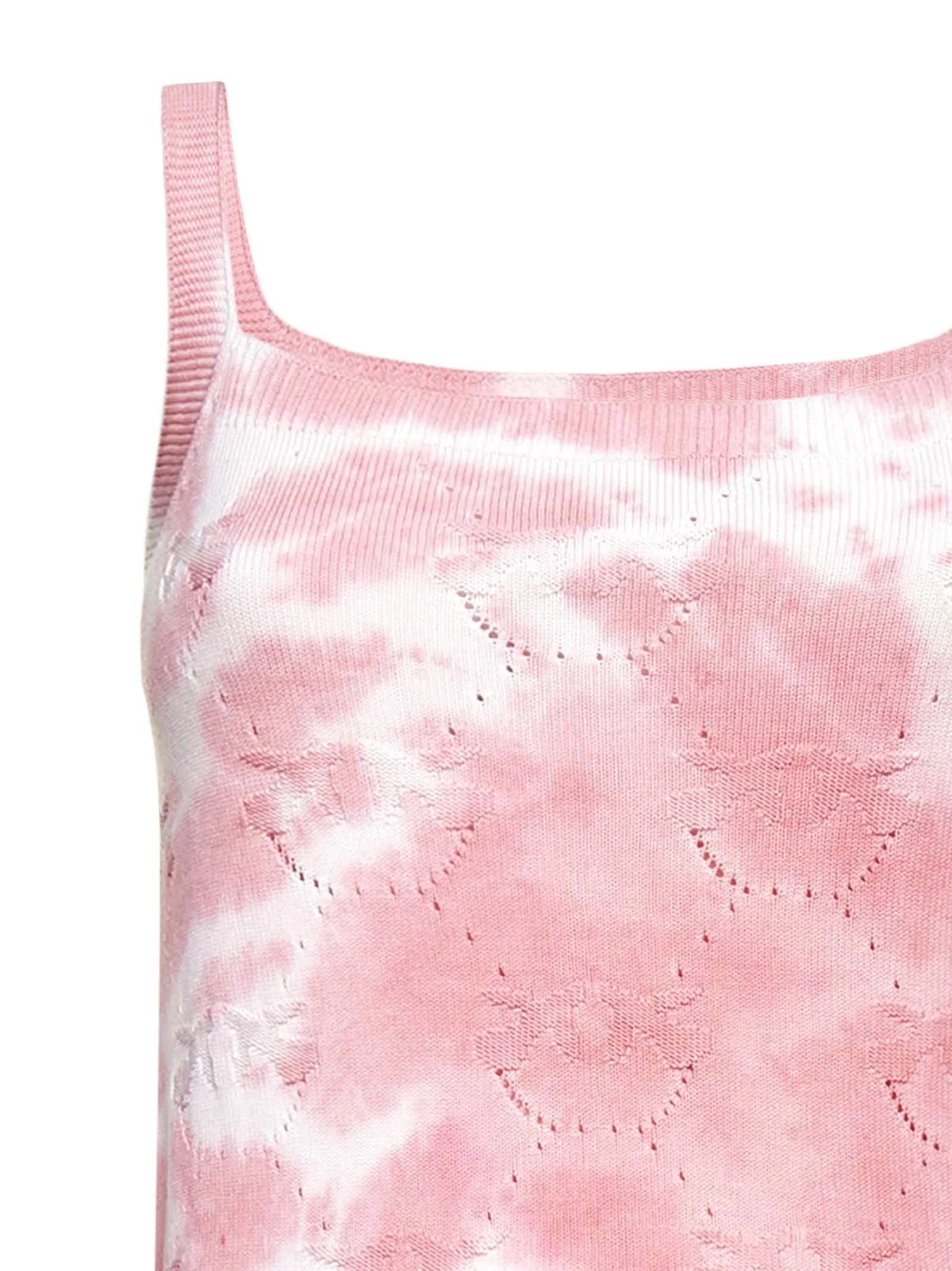 Pinko Tie-Dye Knitted Sleeveless Top