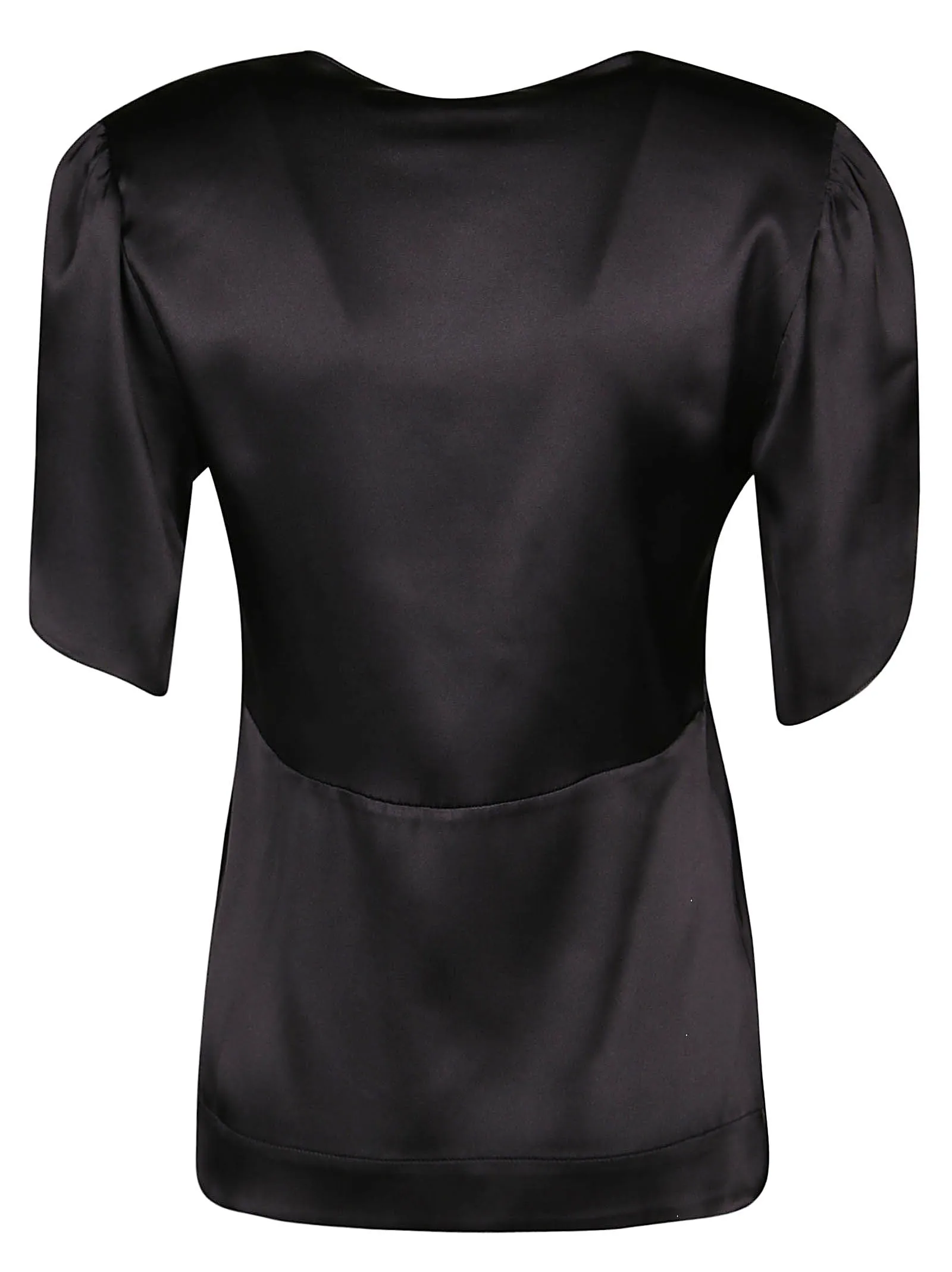 Pinko V-Neck Gathered Top