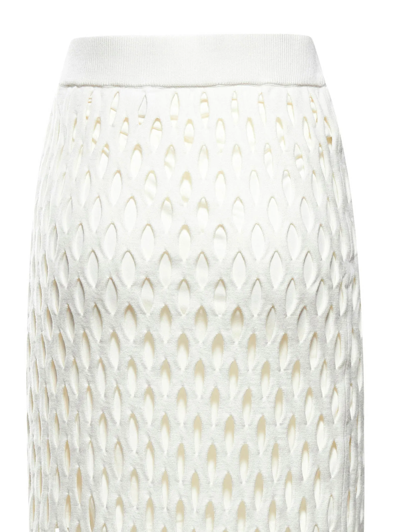 Pinko Woven Fringed Edge Skirt