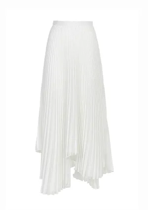 Plan C Asymmetric Pleated Skirt