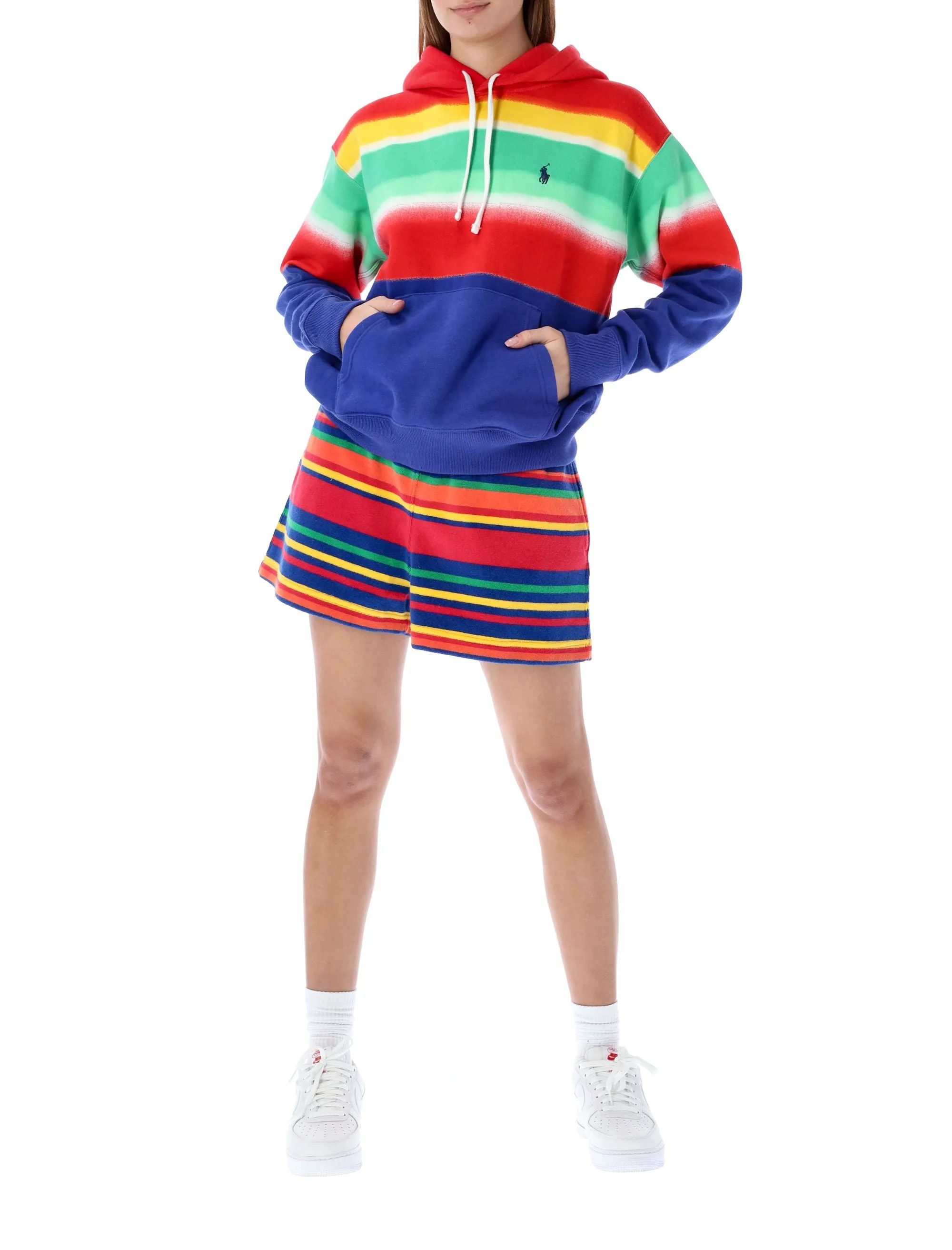 Polo Ralph Lauren Rainbow Colorblock Hoodie
