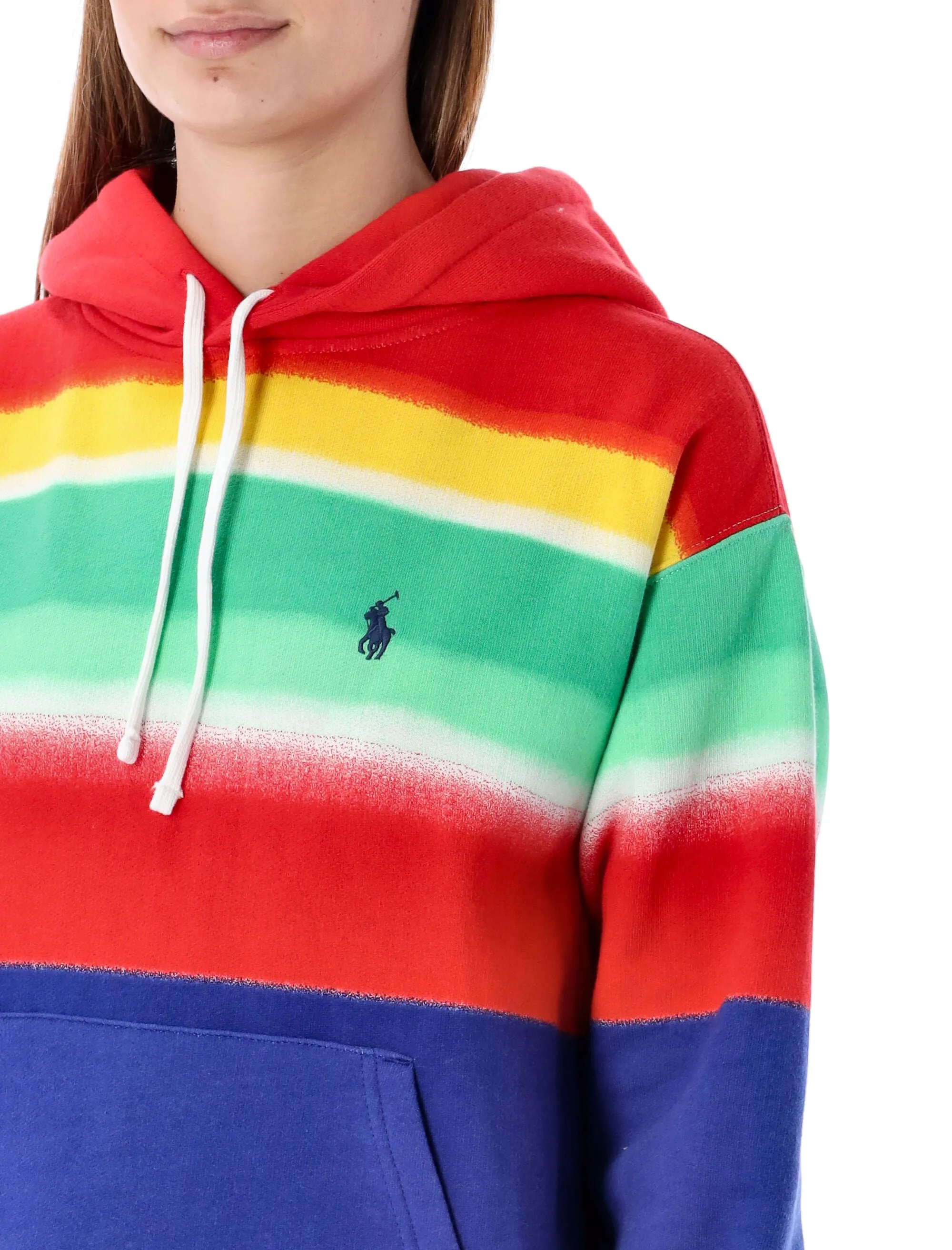 Polo Ralph Lauren Rainbow Colorblock Hoodie