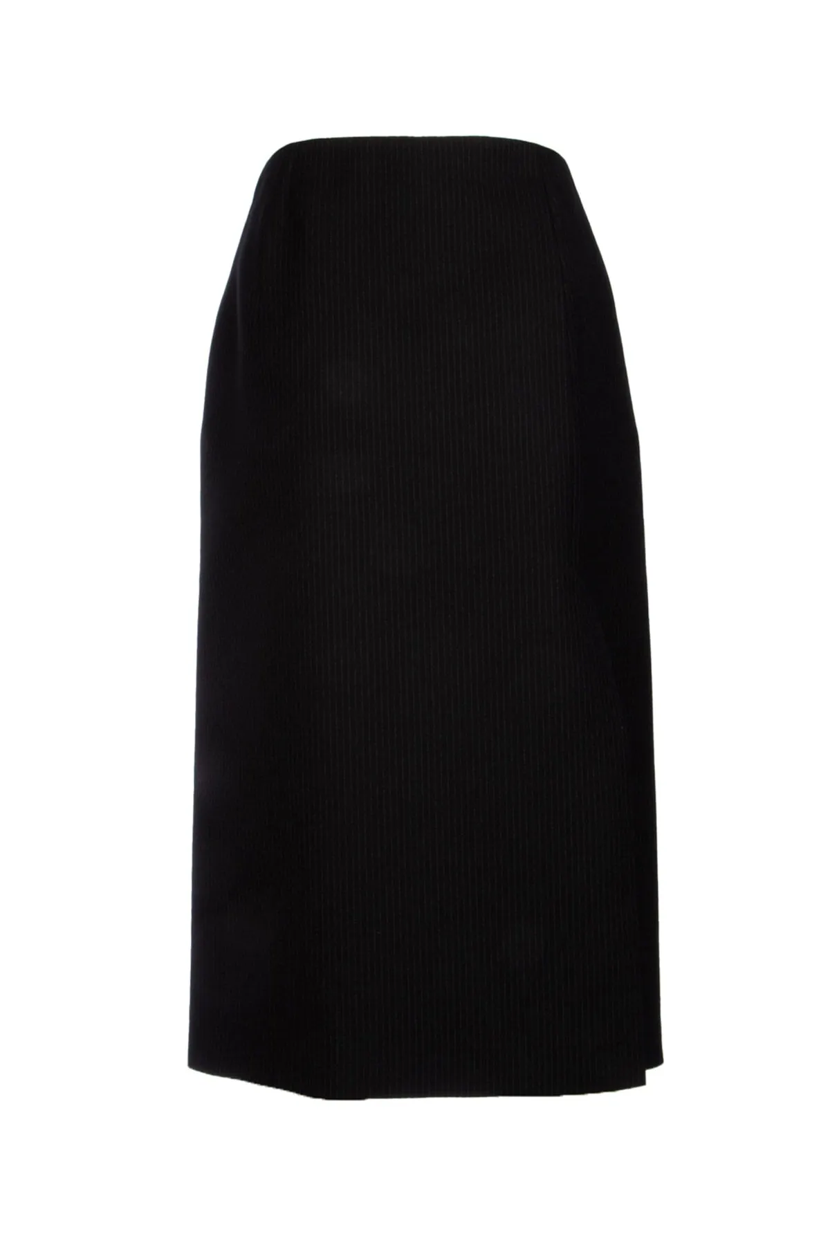 Prada Pinstripe Midi Skirt
