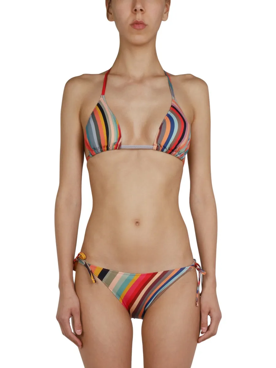 PS Paul SmithStriped Bikini Top