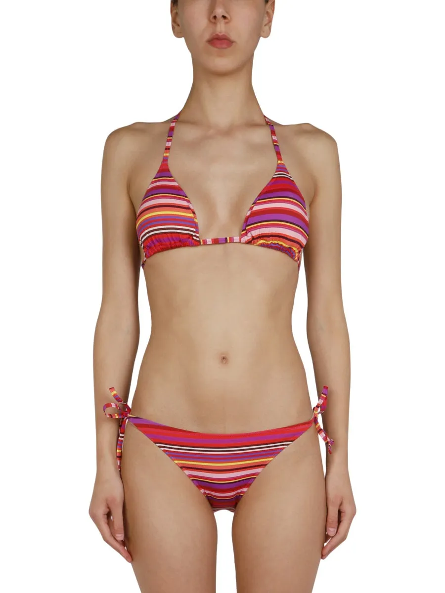 PS Paul SmithStriped Bikini Top
