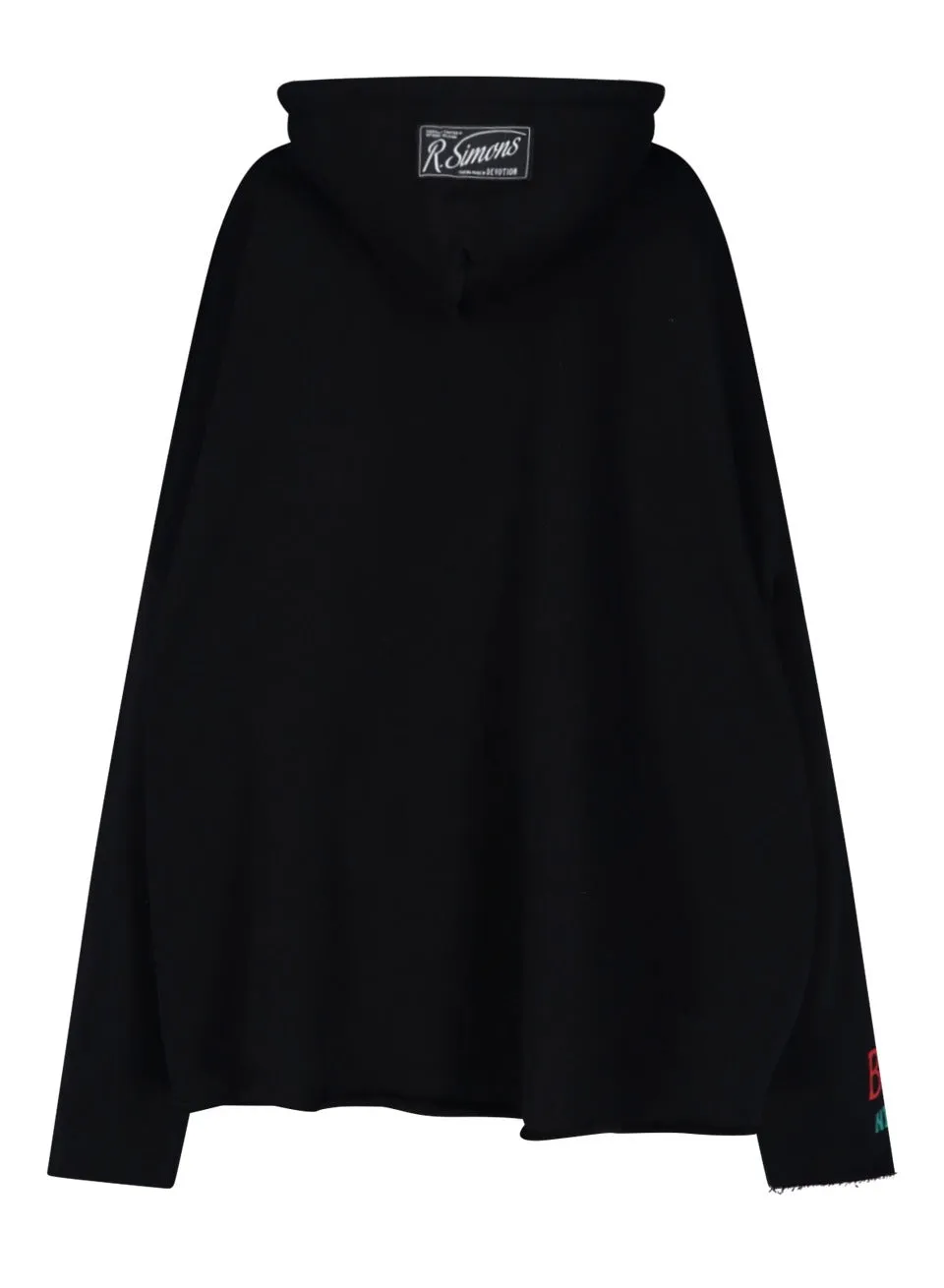 Raf Simons Graphic Printed Drawstring Hoodie
