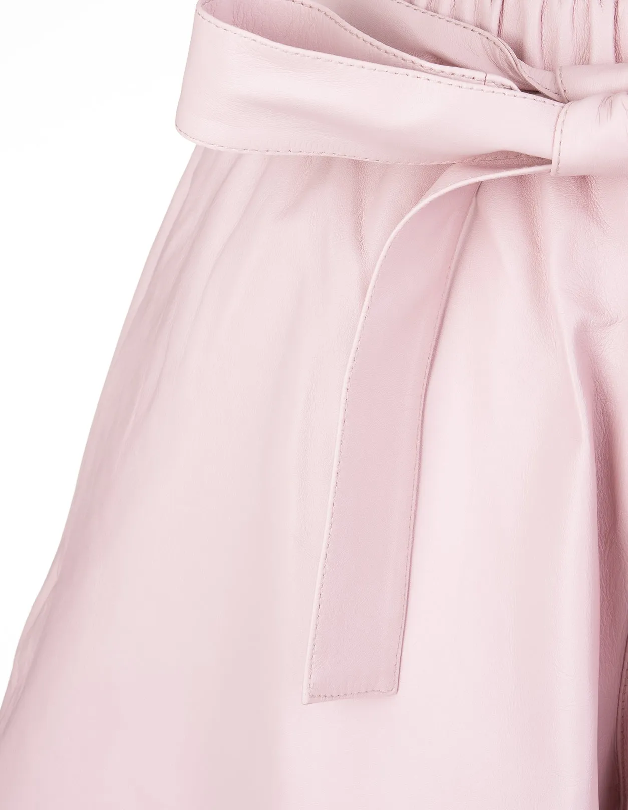 REDValentino Belted High Waist Shorts