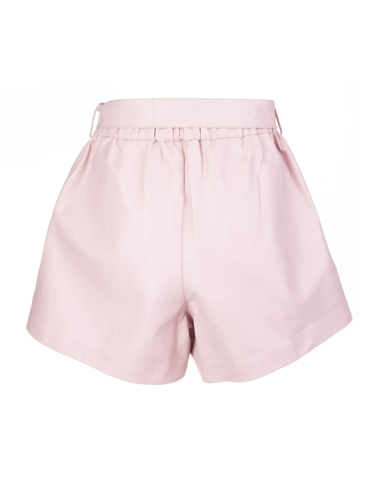 REDValentino Belted High Waist Shorts