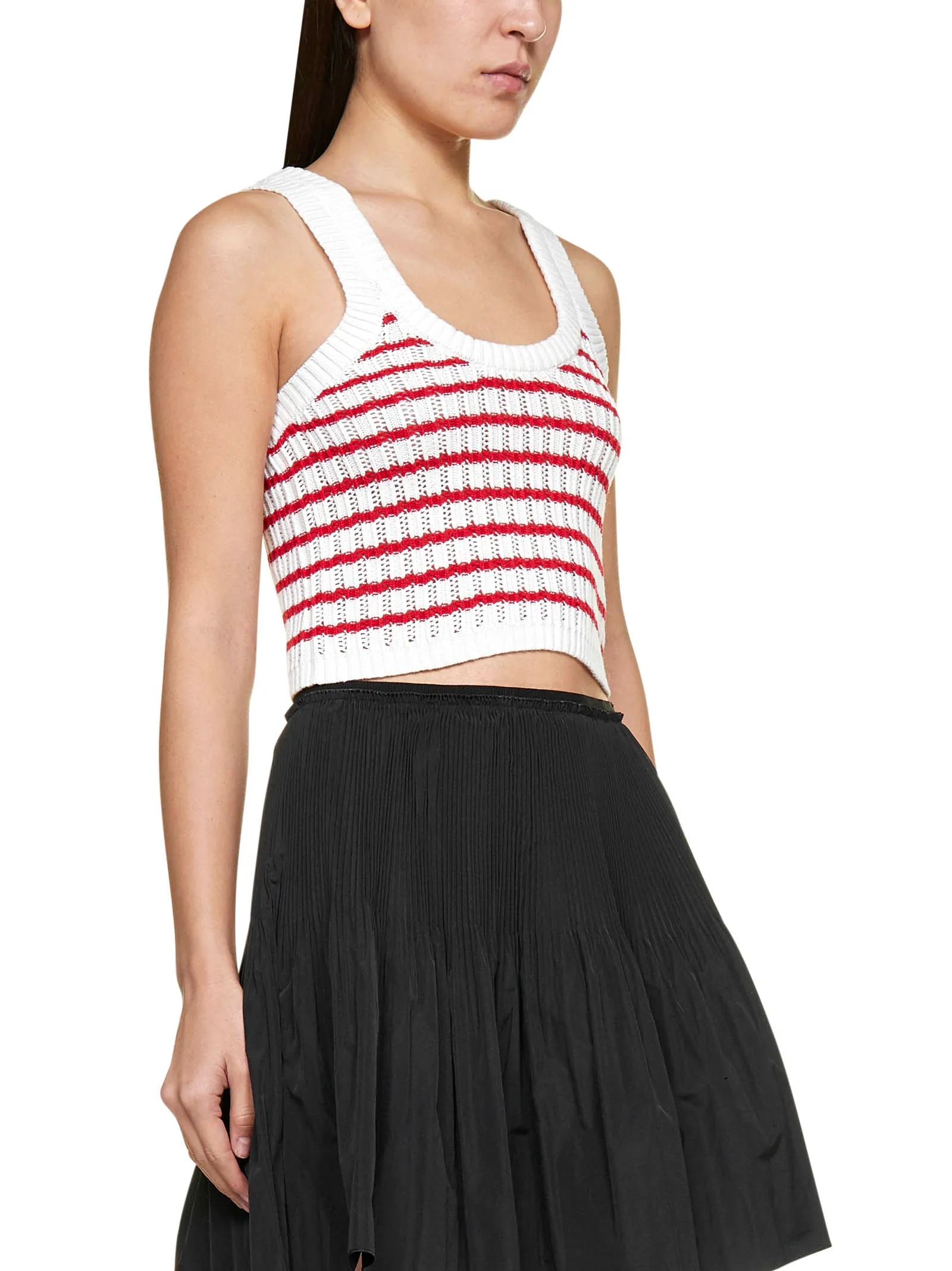 REDValentino Cropped Knit Top