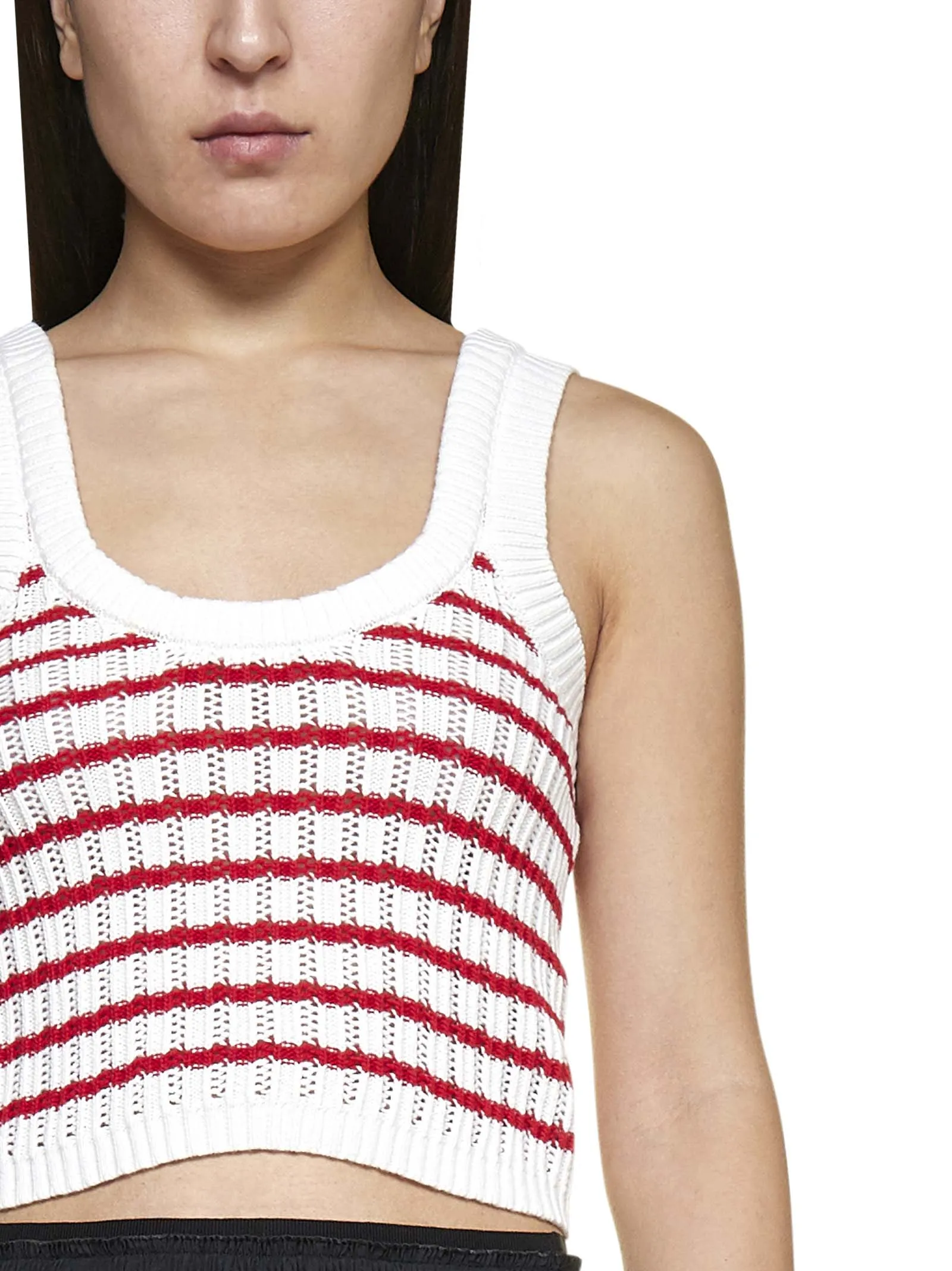REDValentino Cropped Knit Top