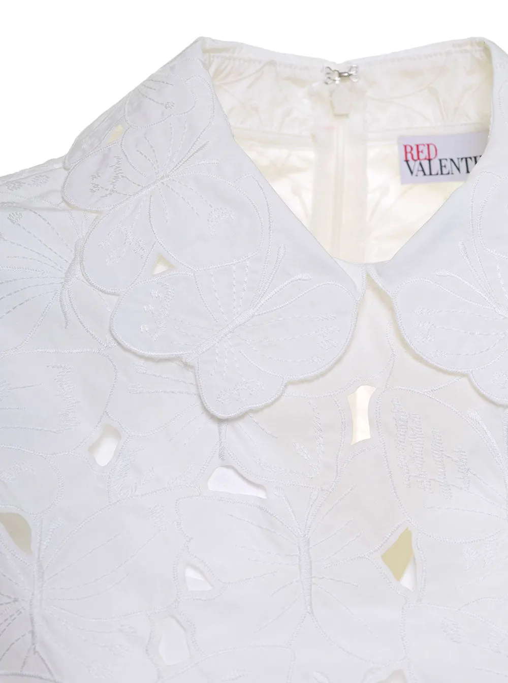 REDValentino Cut Out Cropped Top