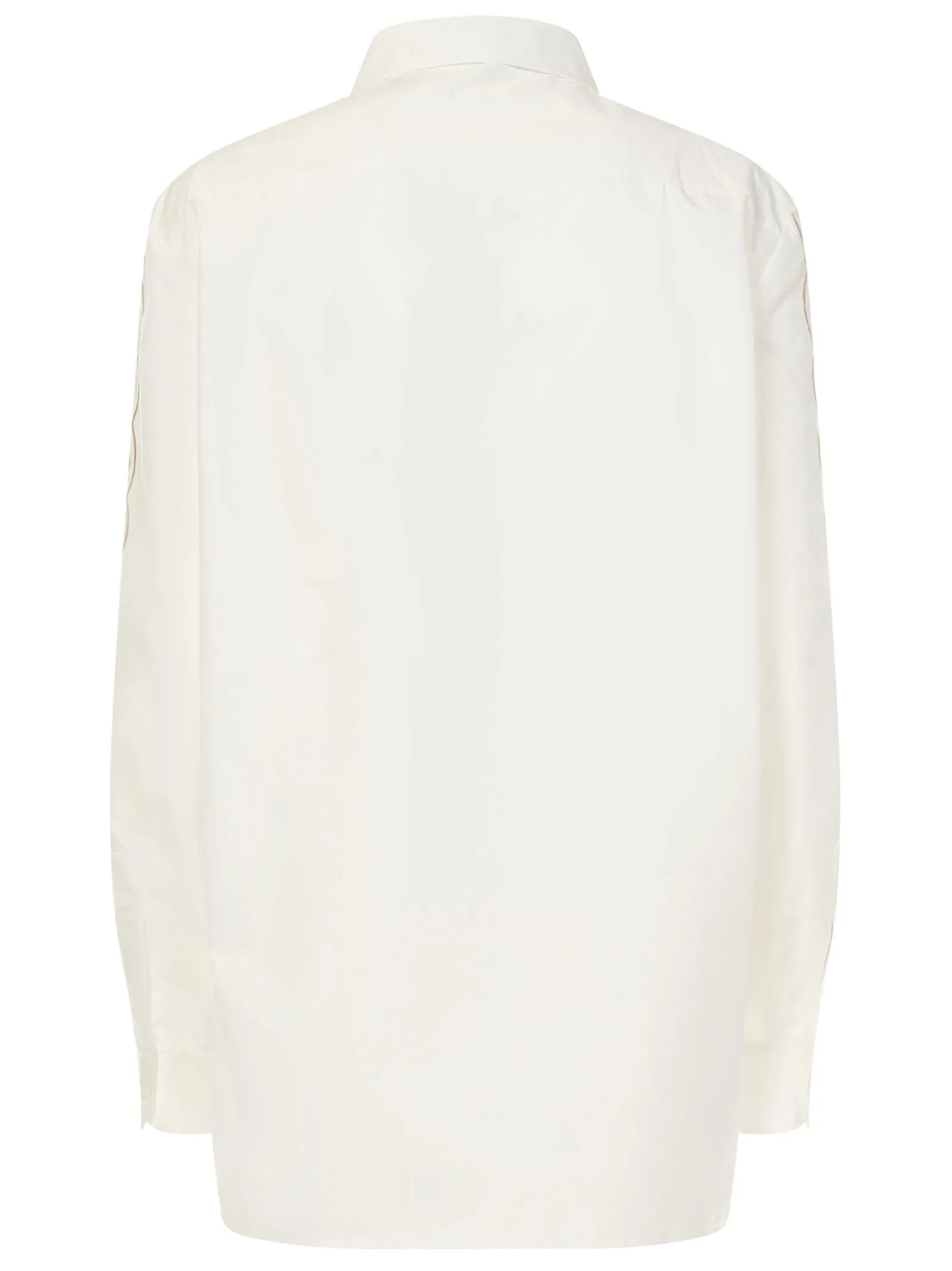 REDValentino Cut-Out Long-Sleeved Shirt