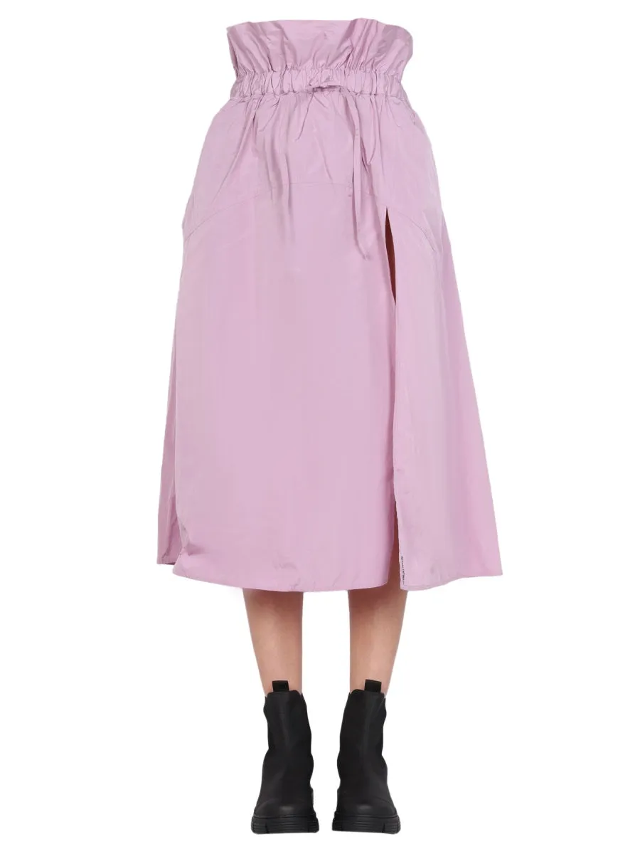 REDValentino Drawstring Ruffled Skirt