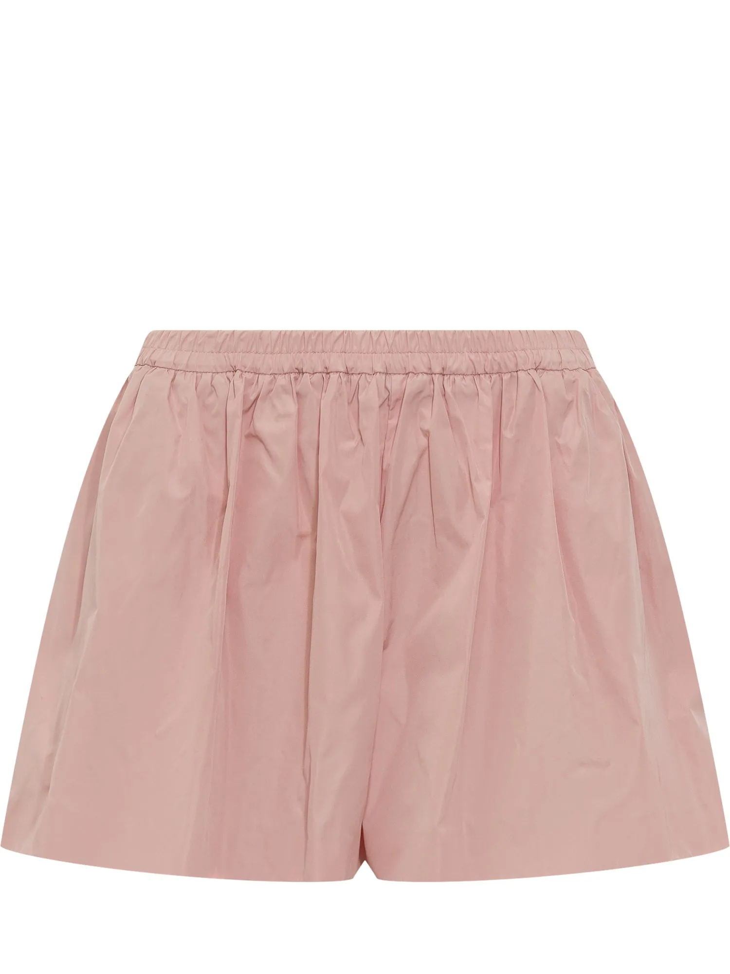 REDValentino Elastic Waist Taffeta Shorts