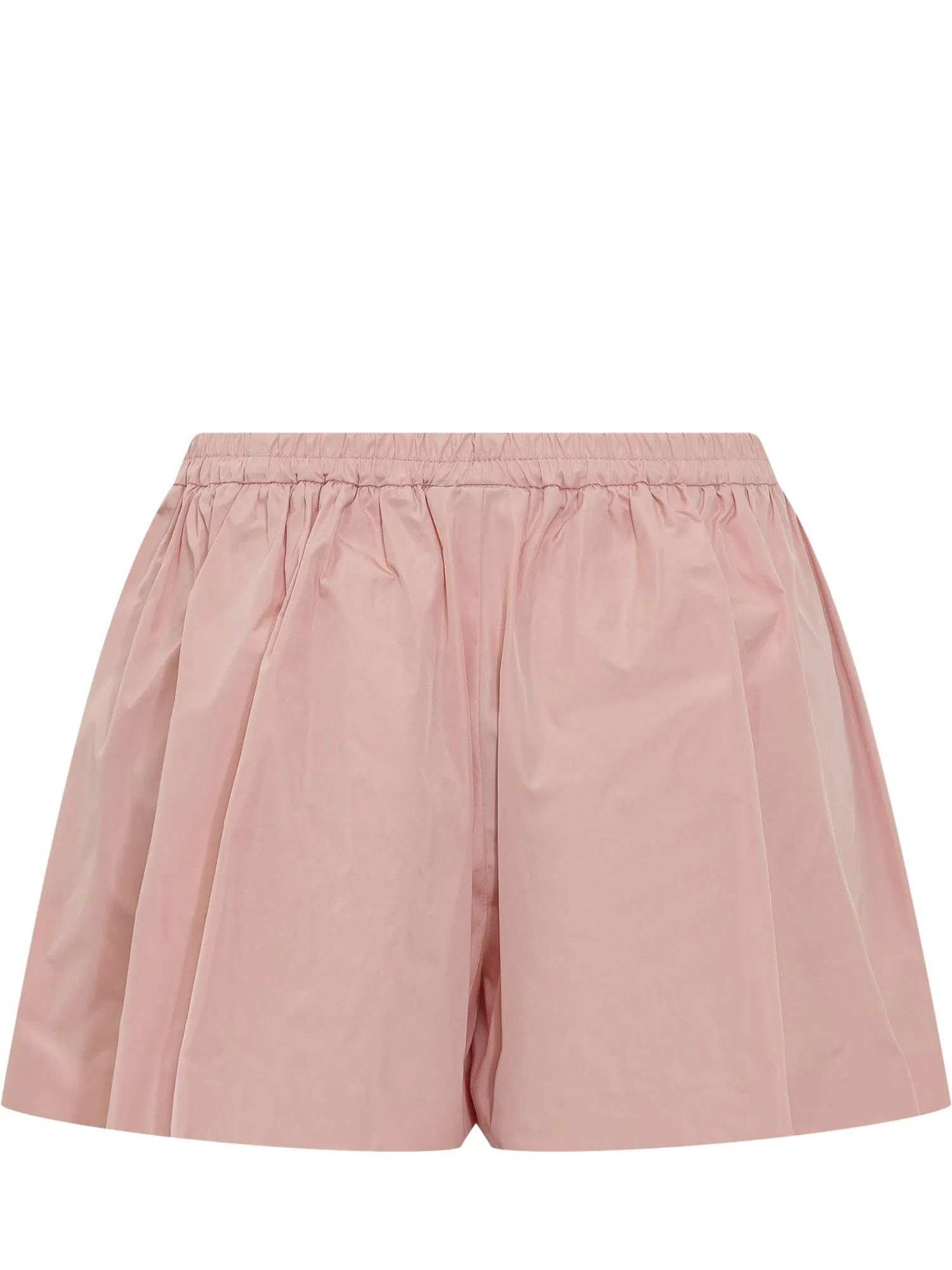 REDValentino Elastic Waist Taffeta Shorts