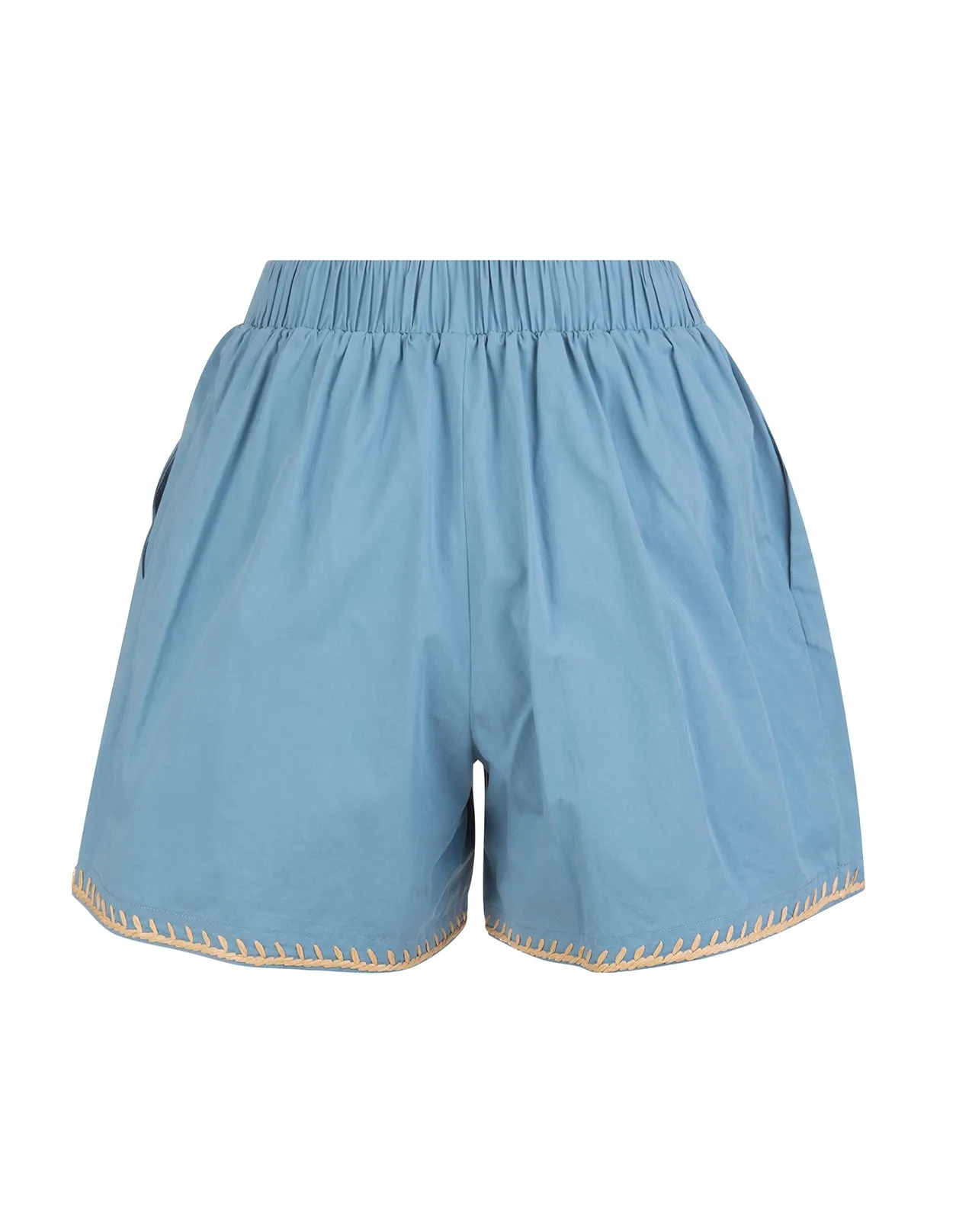 REDValentino Embroidered High-Waisted Shorts