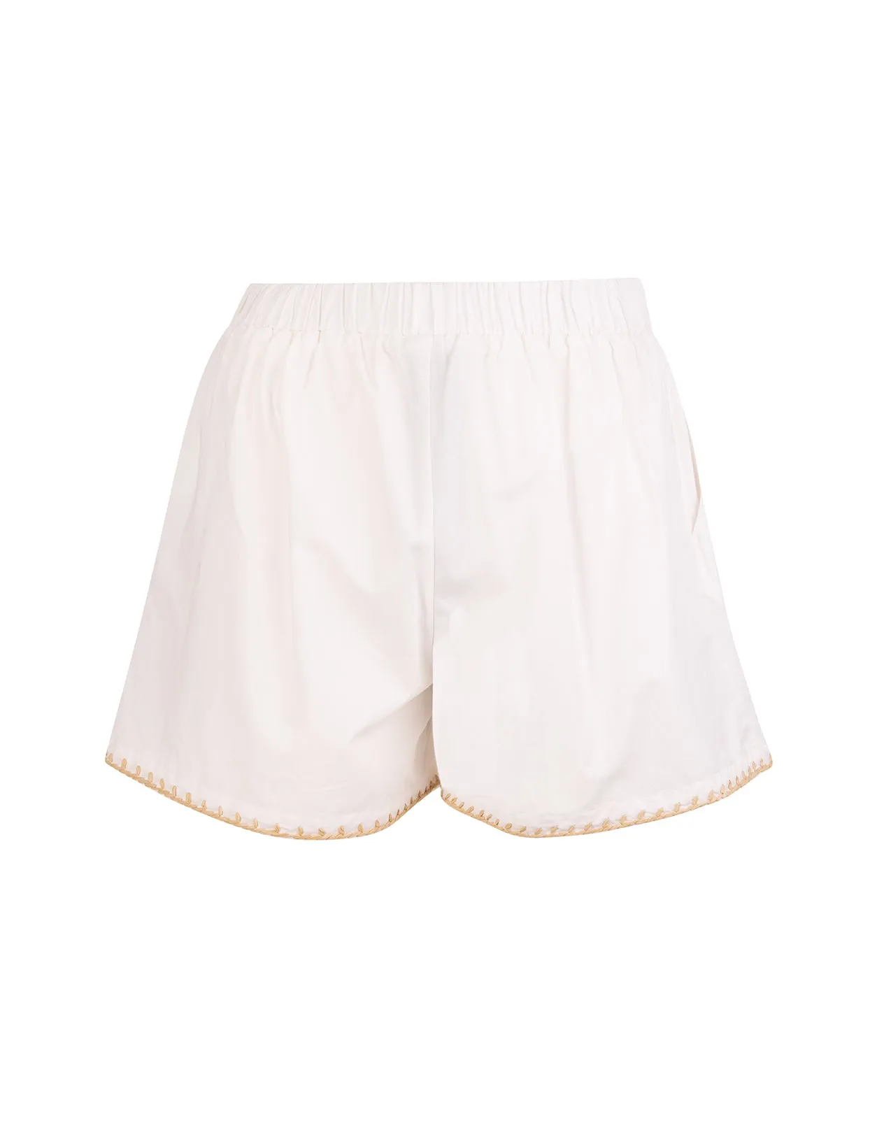 REDValentino Embroidered High-Waisted Shorts