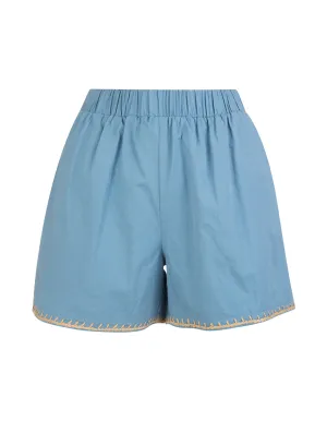 REDValentino Embroidered High-Waisted Shorts
