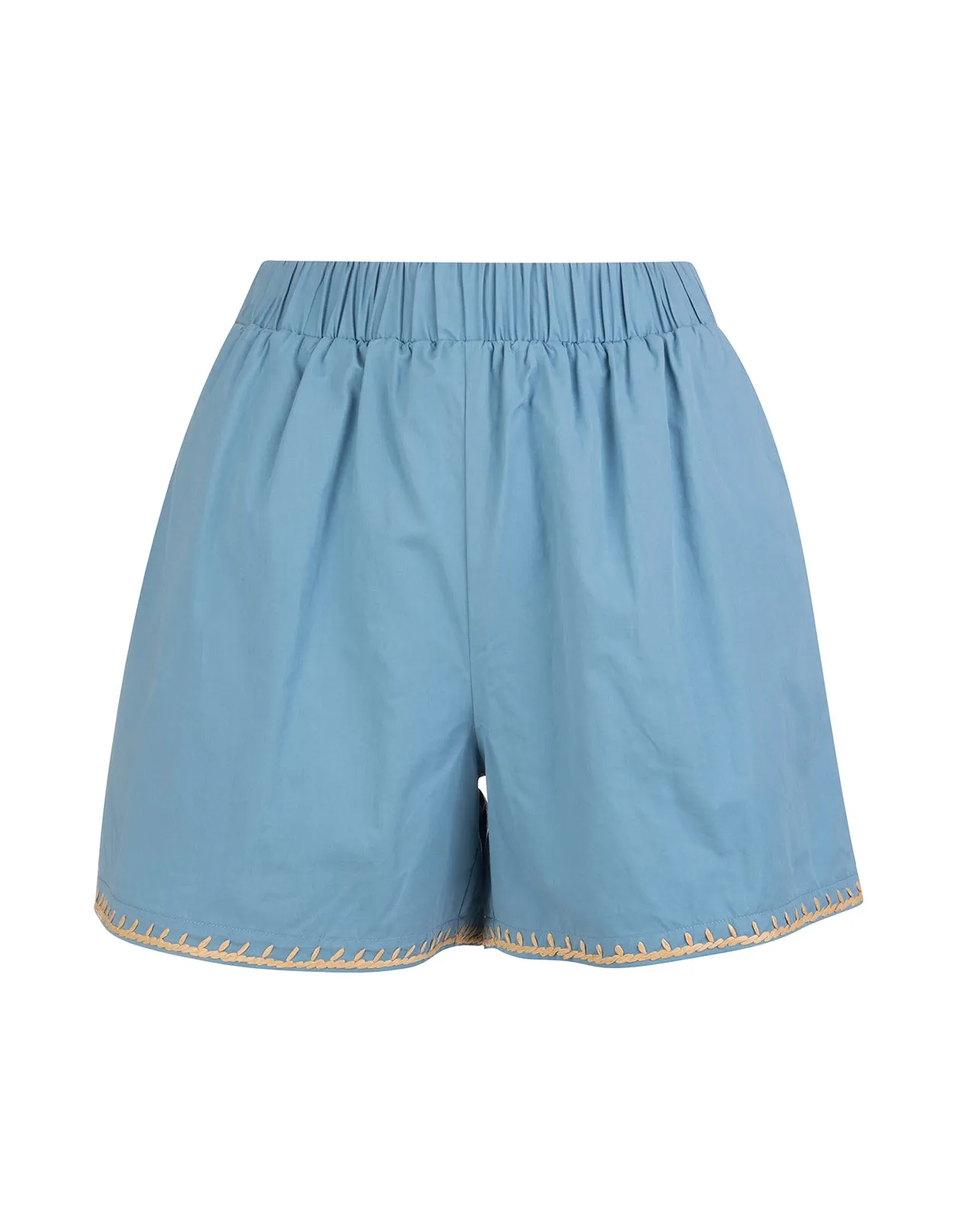 REDValentino Embroidered High-Waisted Shorts