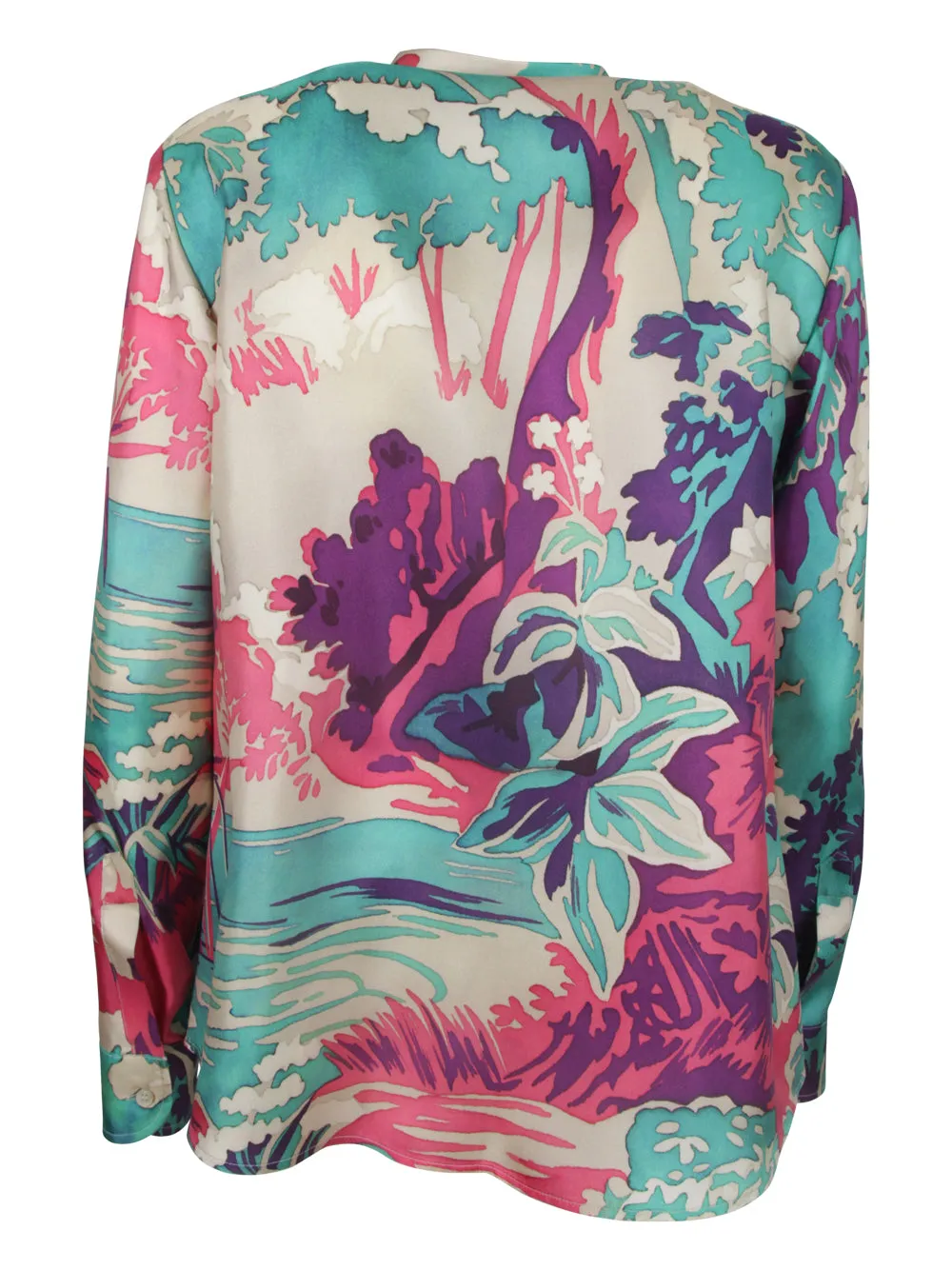 REDValentino Forest Print Long-Sleeved Shirt