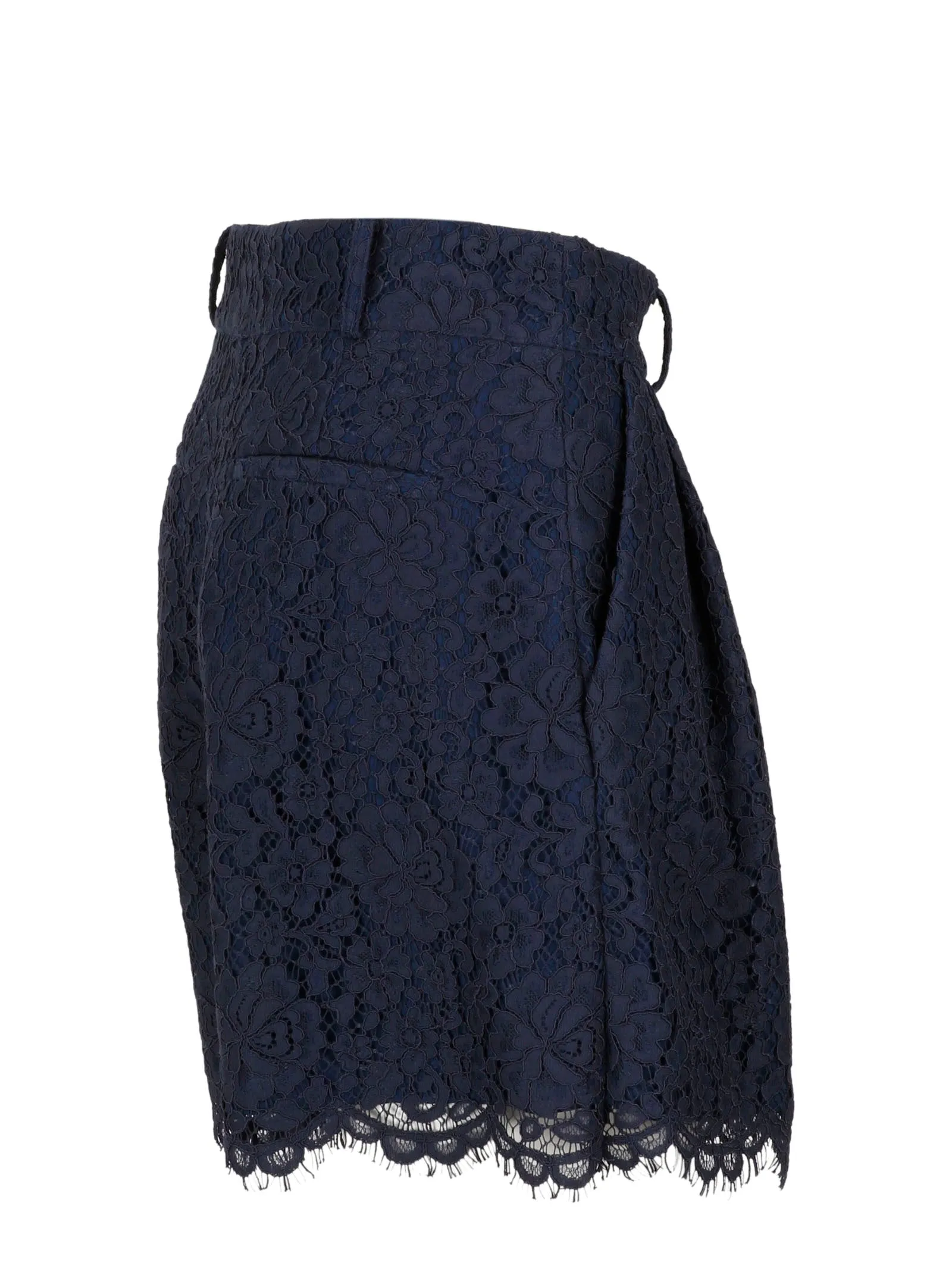 REDValentino Lace-Detail Shorts