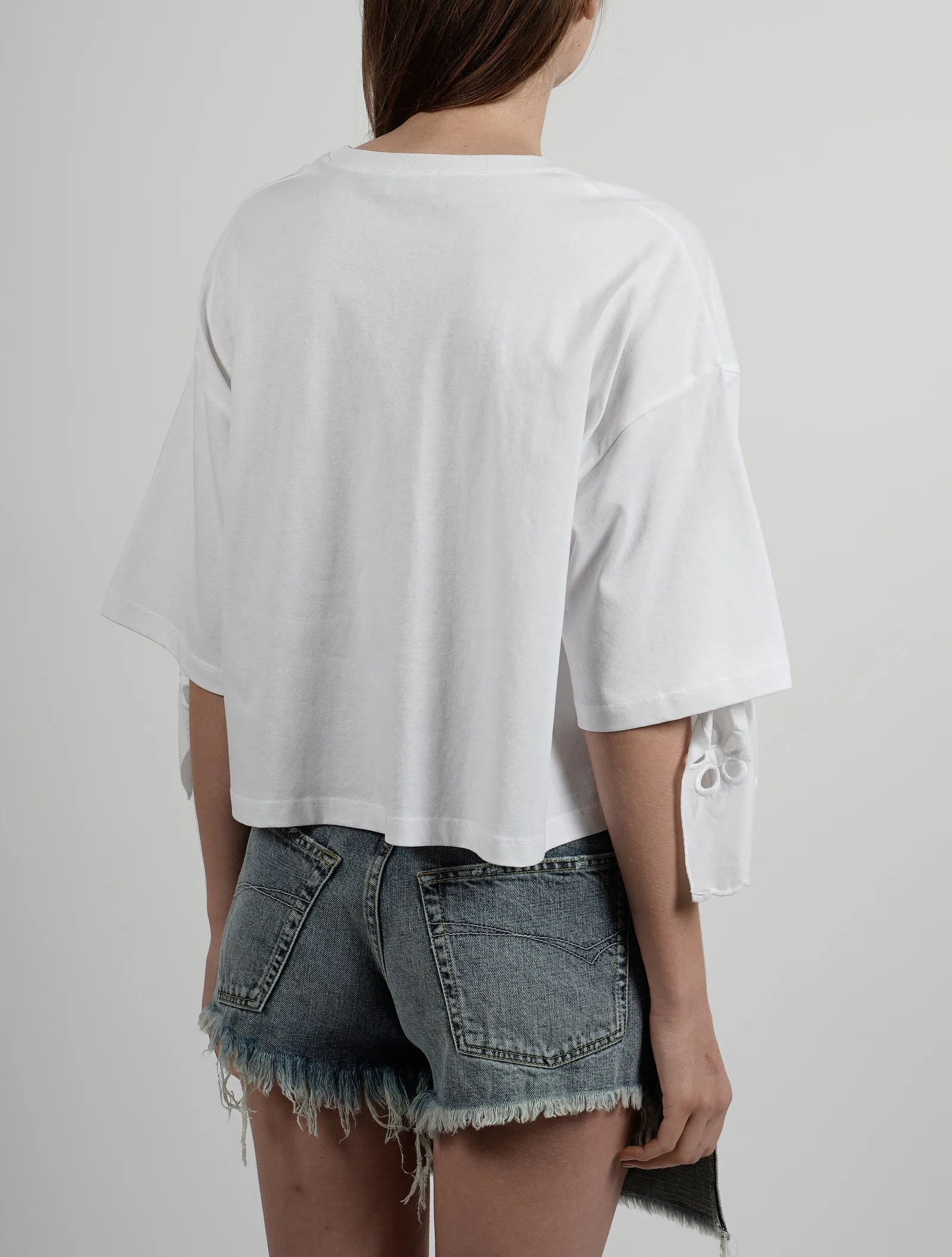 REDValentino Layered Flower Detail Top