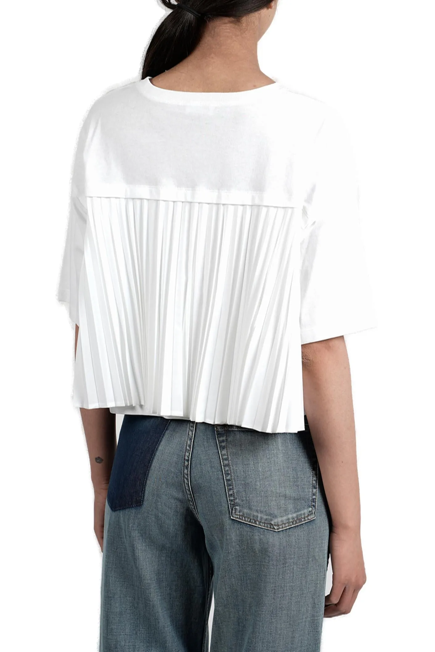 REDValentino Logo Detailed Crewneck T-Shirt