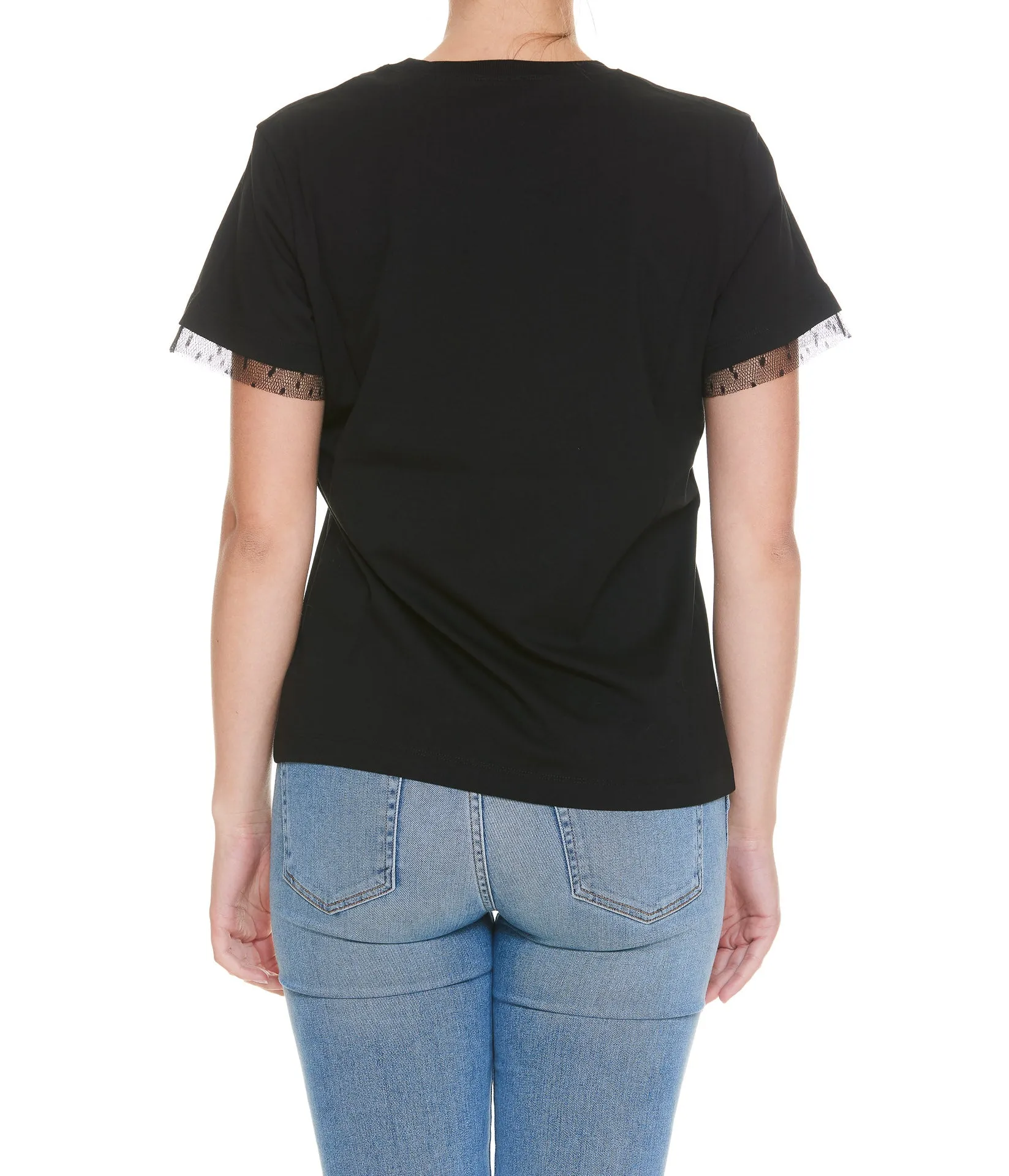 REDValentino Logo Print Crewneck T-Shirt
