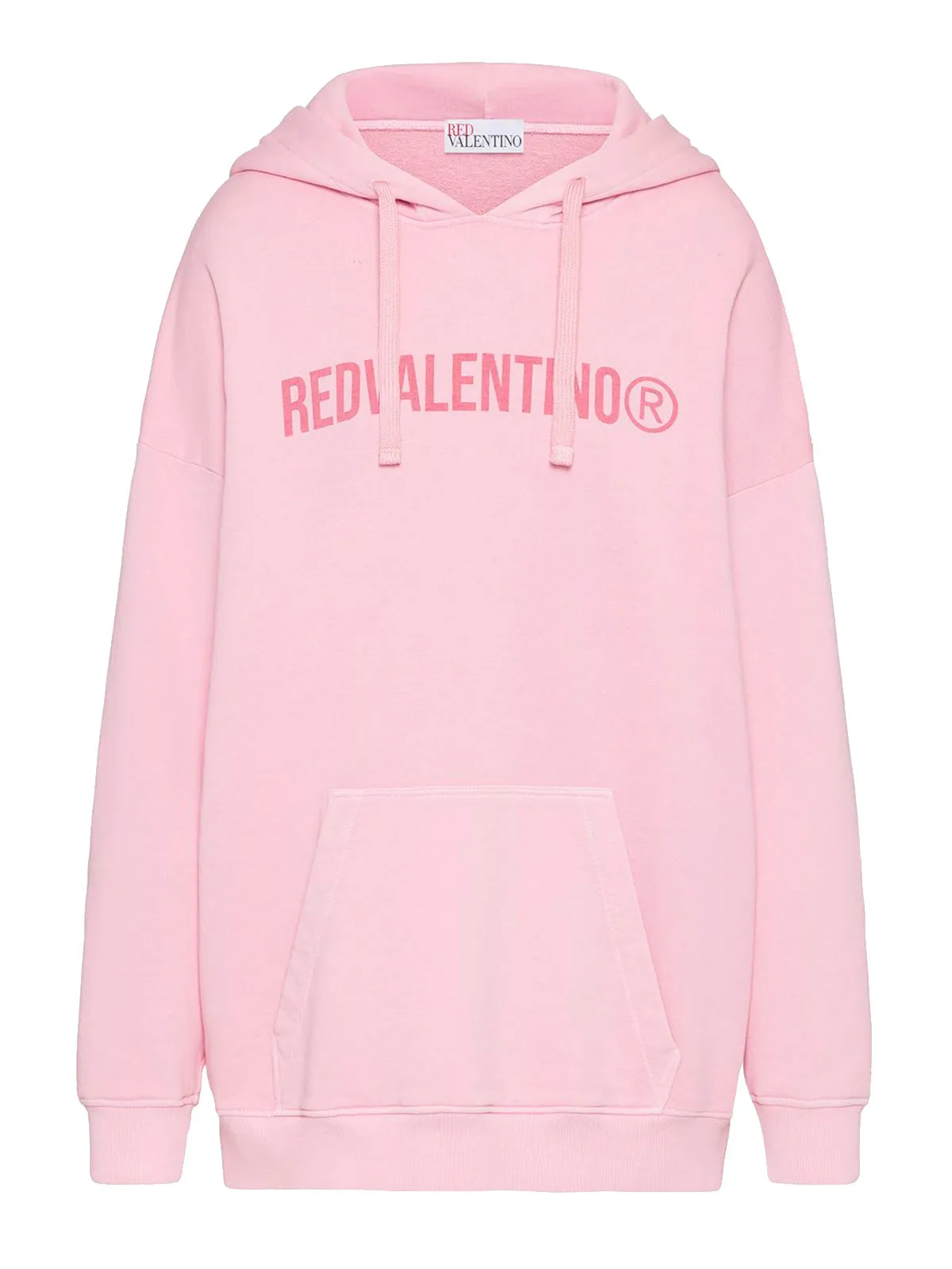 REDValentino Logo Printed Drawstring Hoodie