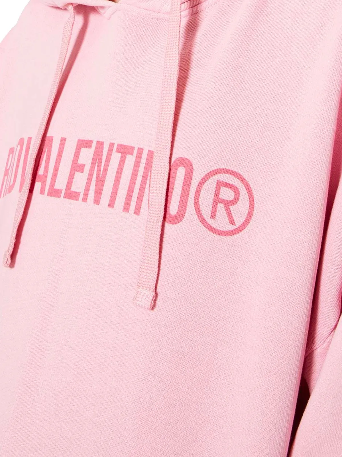 REDValentino Logo Printed Drawstring Hoodie