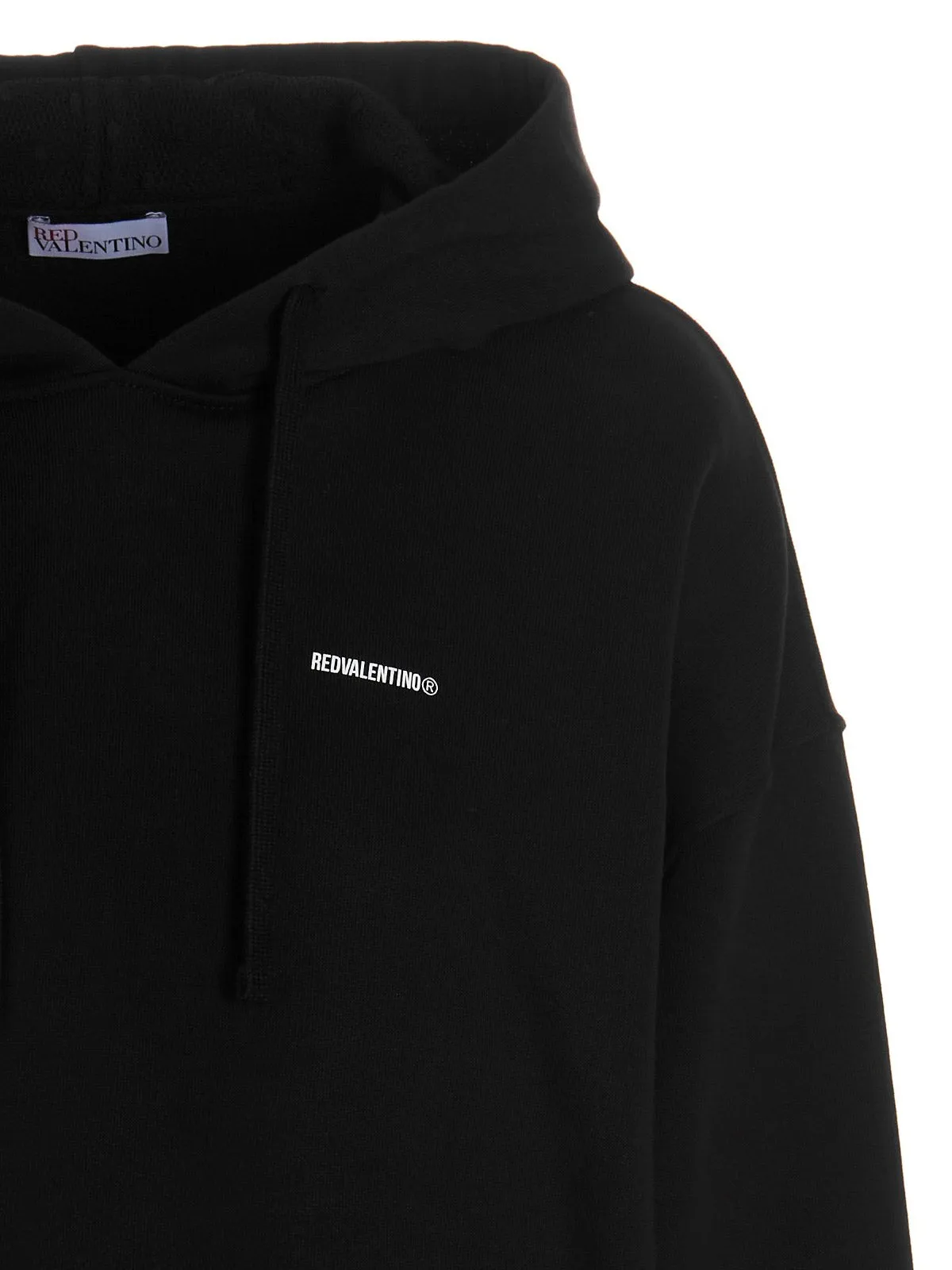 REDValentino Logo Printed Drawstring Hoodie