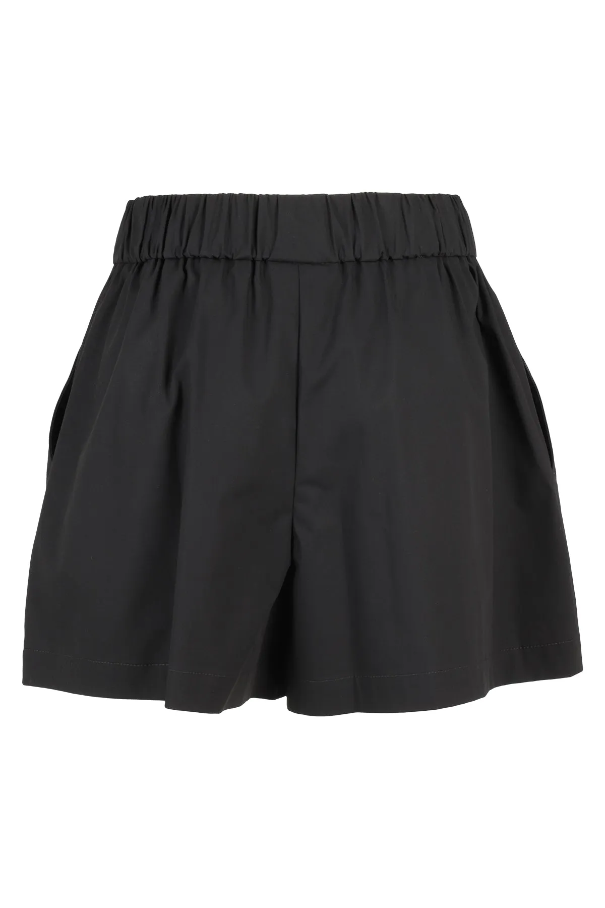 REDValentino Plain High-Waist Shorts