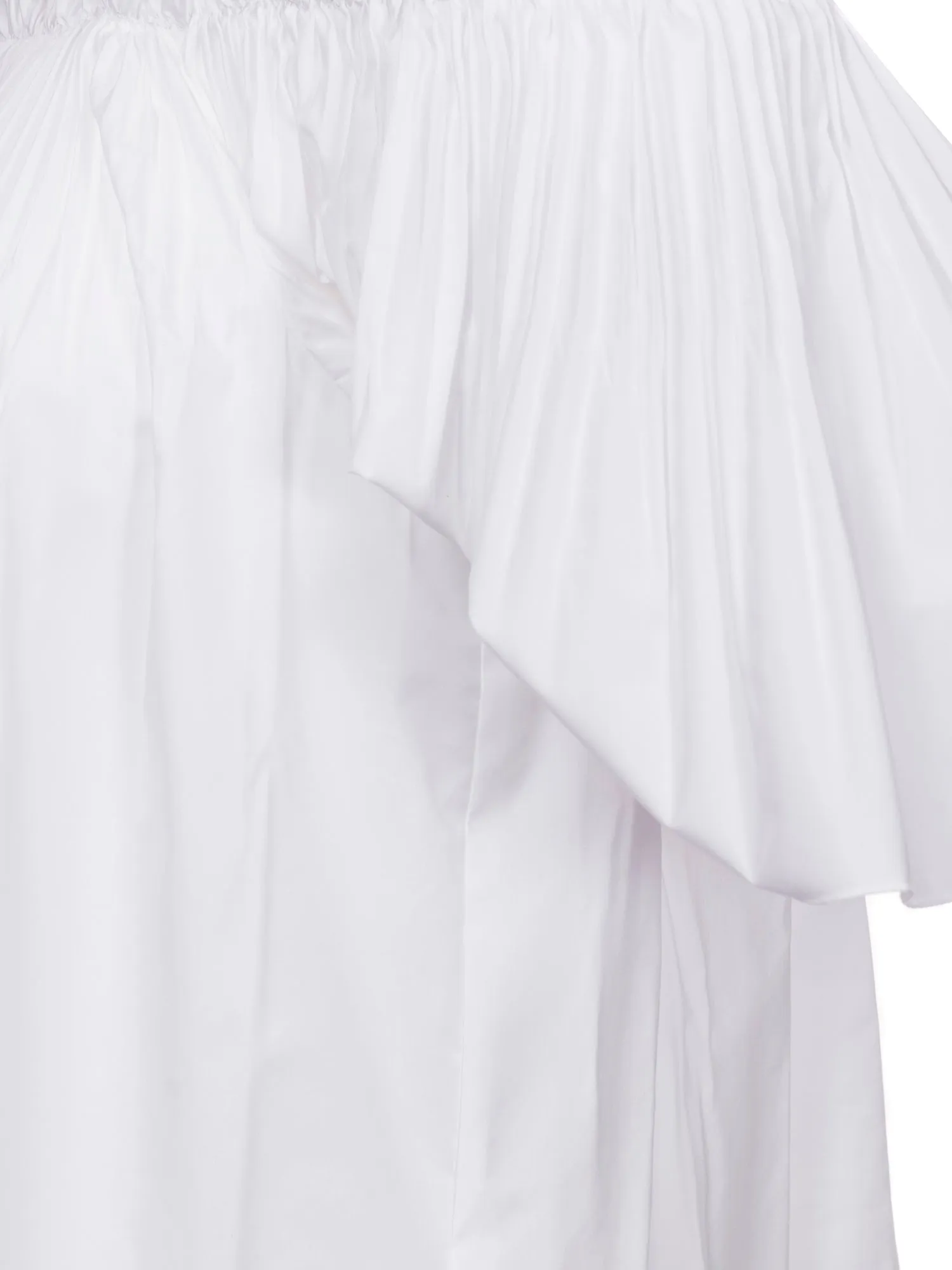 REDValentino Pleated Strapped Top