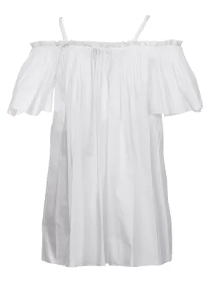 REDValentino Pleated Strapped Top