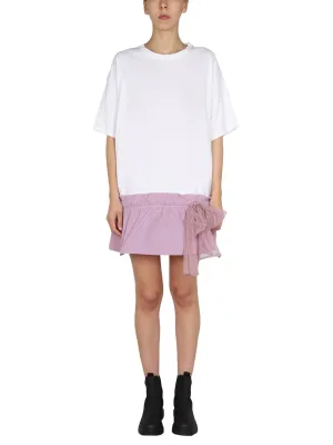 REDValentino Tulle Detailed T-Shirt Dress