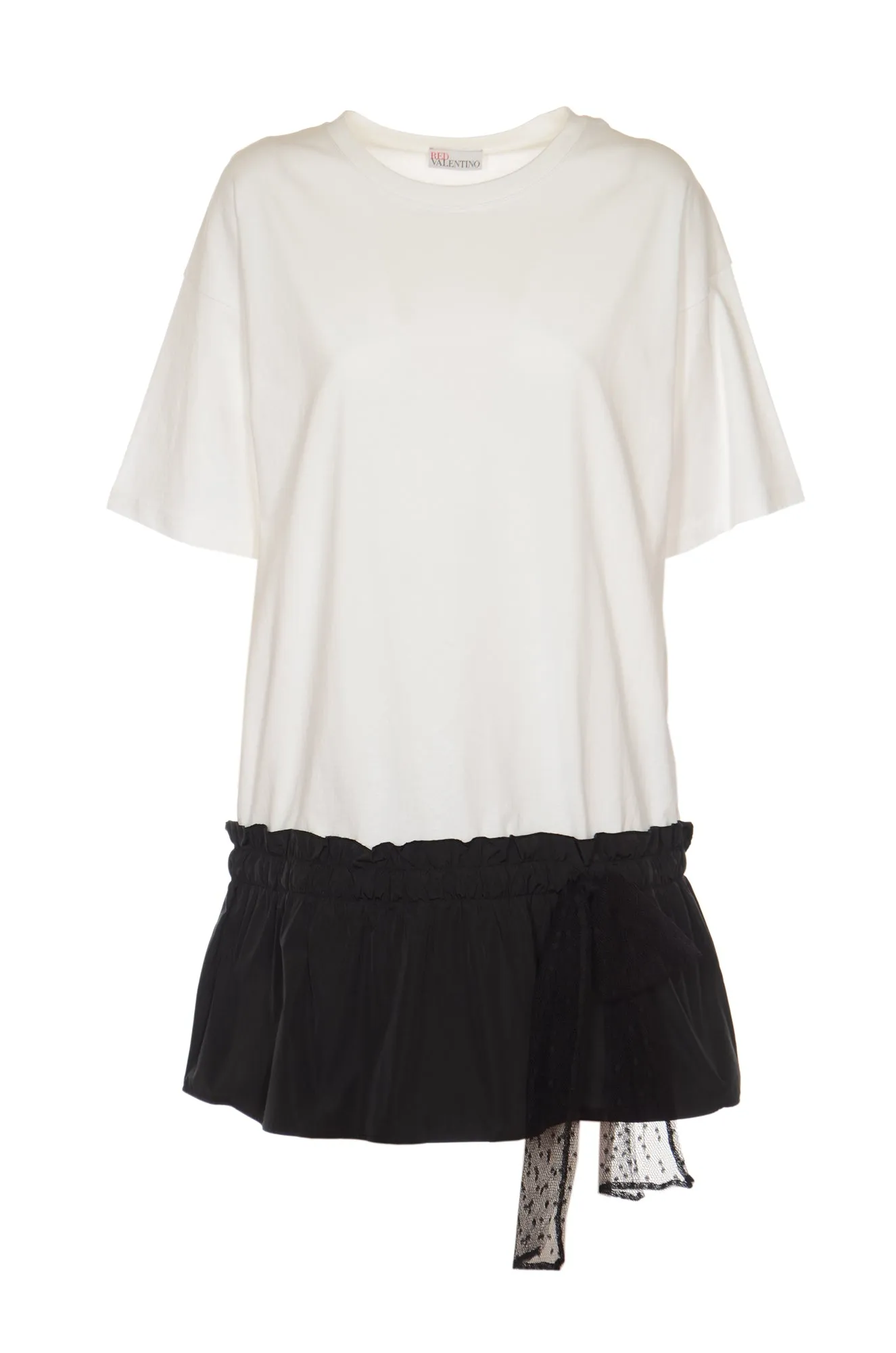 REDValentino Tulle Detailed T-Shirt Dress