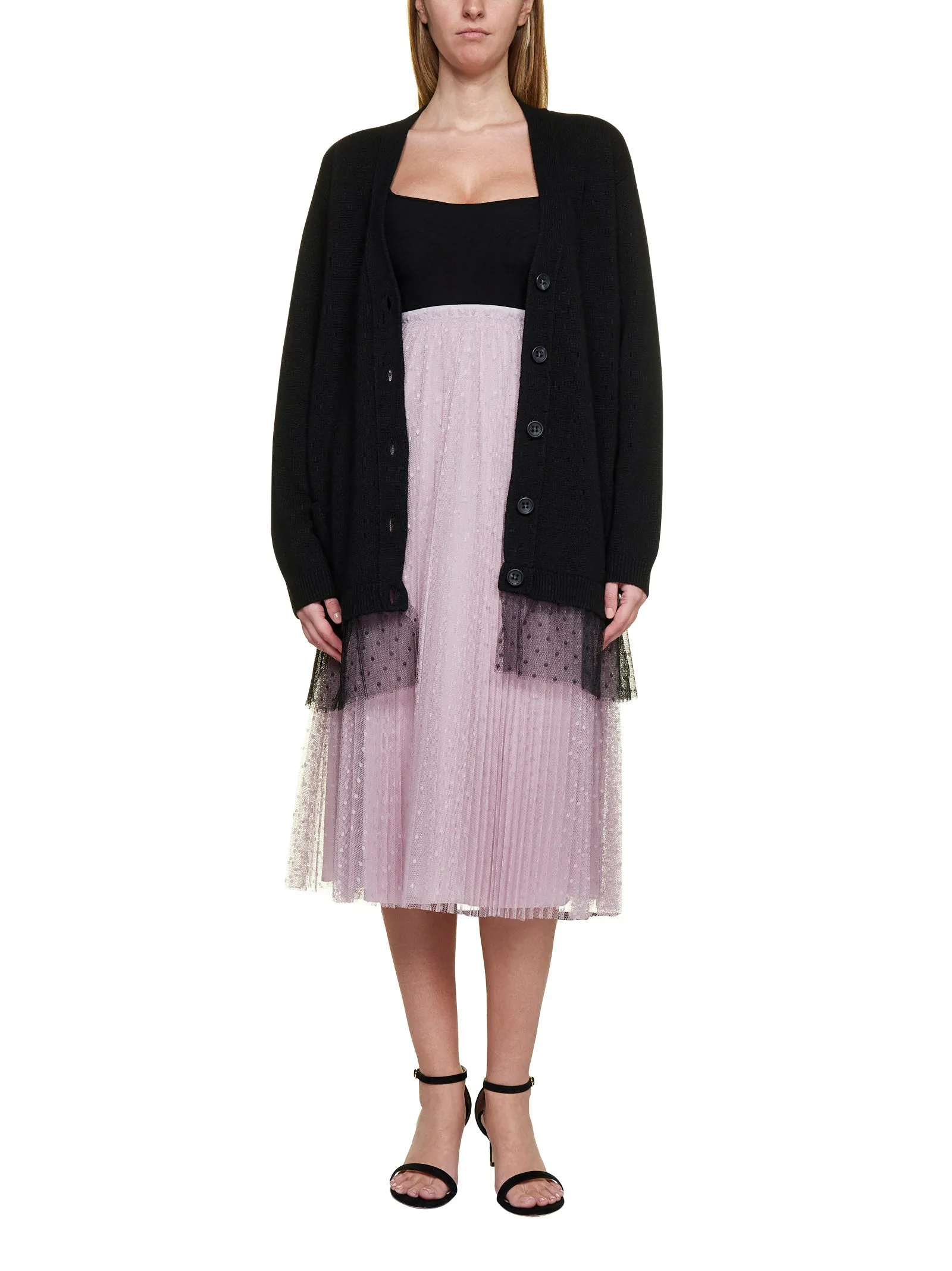 REDValentino Tulle Midi Skirt